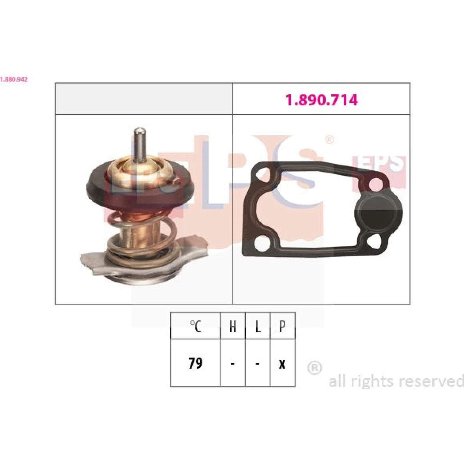 EPS Thermostat, Kühlmittel 1.880.942