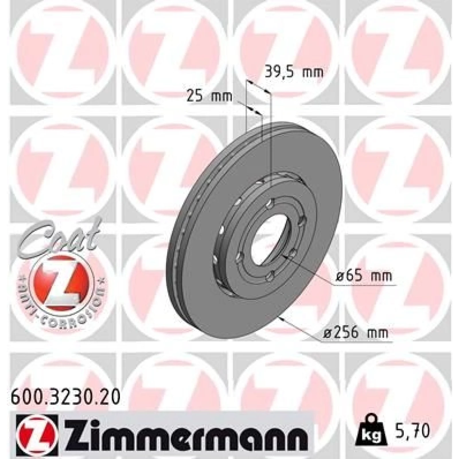 ZIMMERMANN Bremsscheibe 600.3230.20