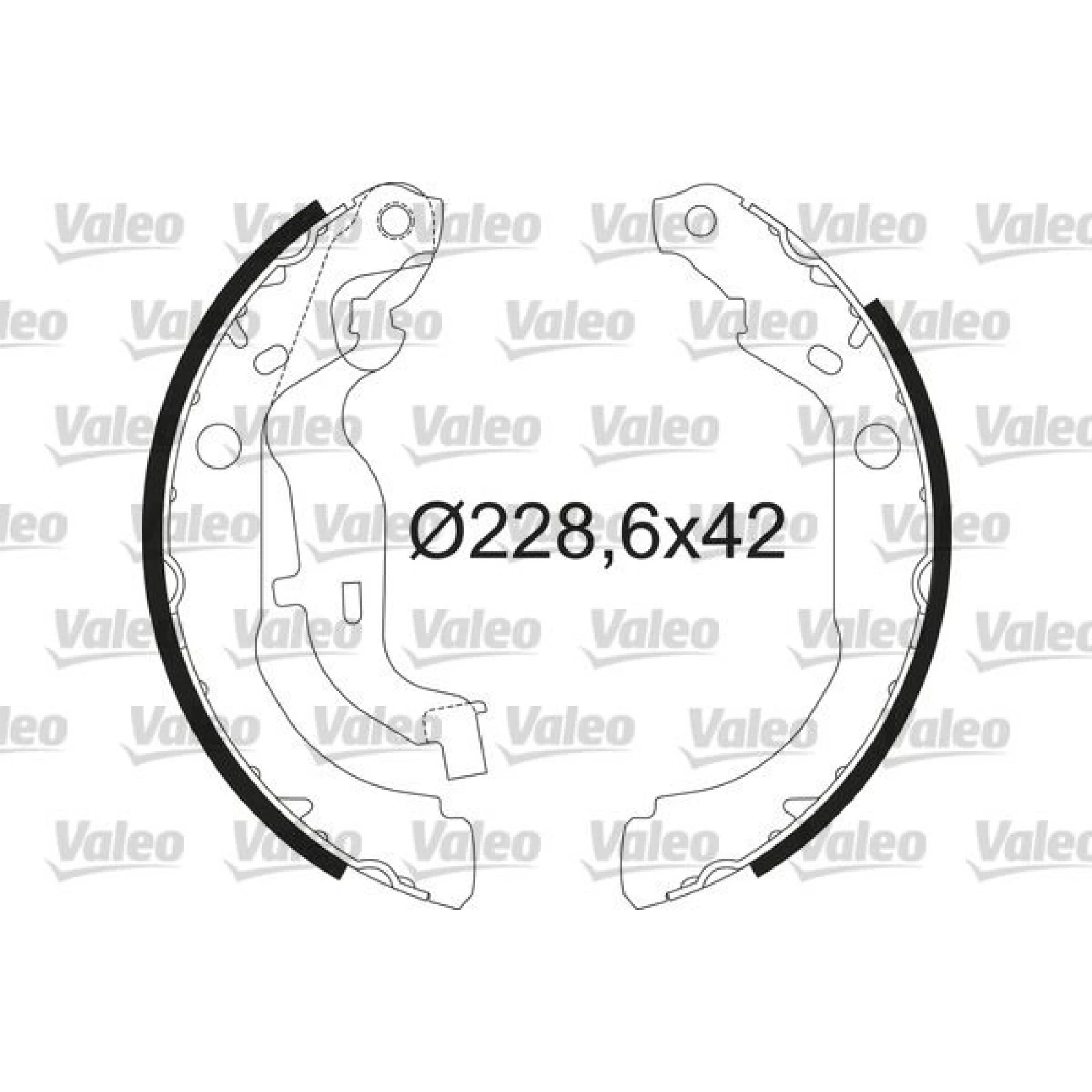 VALEO Bremsbacken 564210
