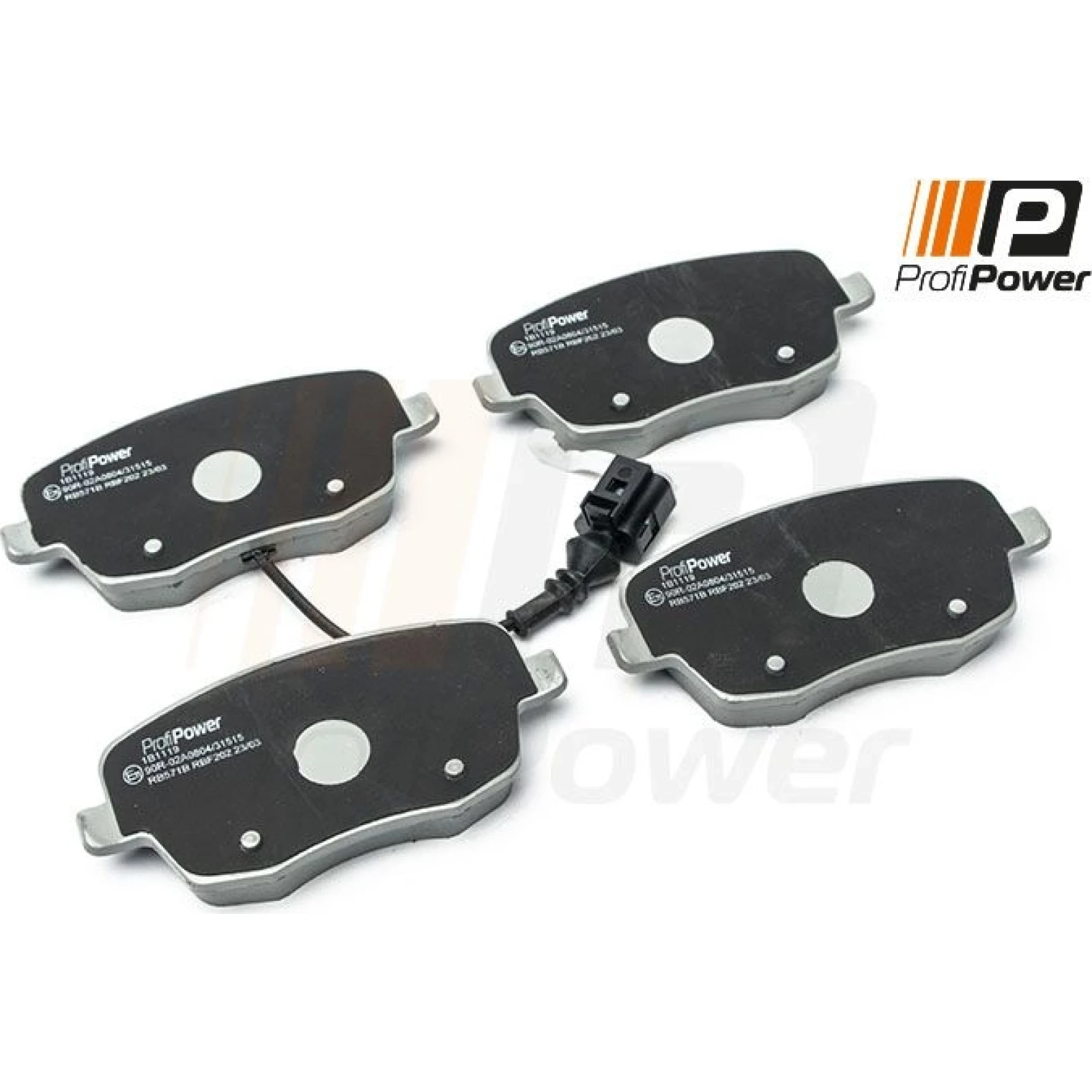 PROFIPOWER Bremsbelagsatz, Scheibenbremse 1B1119