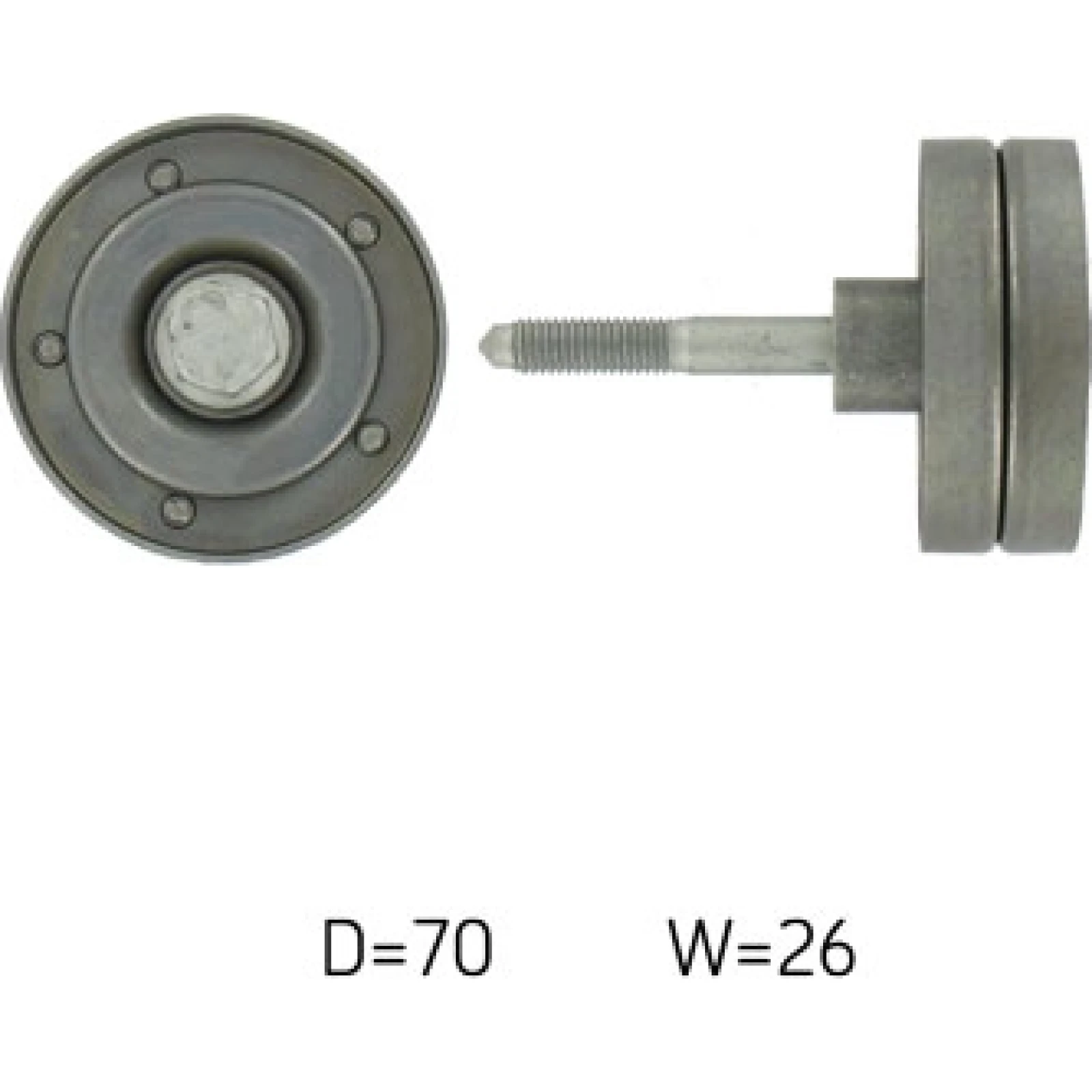 Spannrolle Nebentrieb VKM 31098