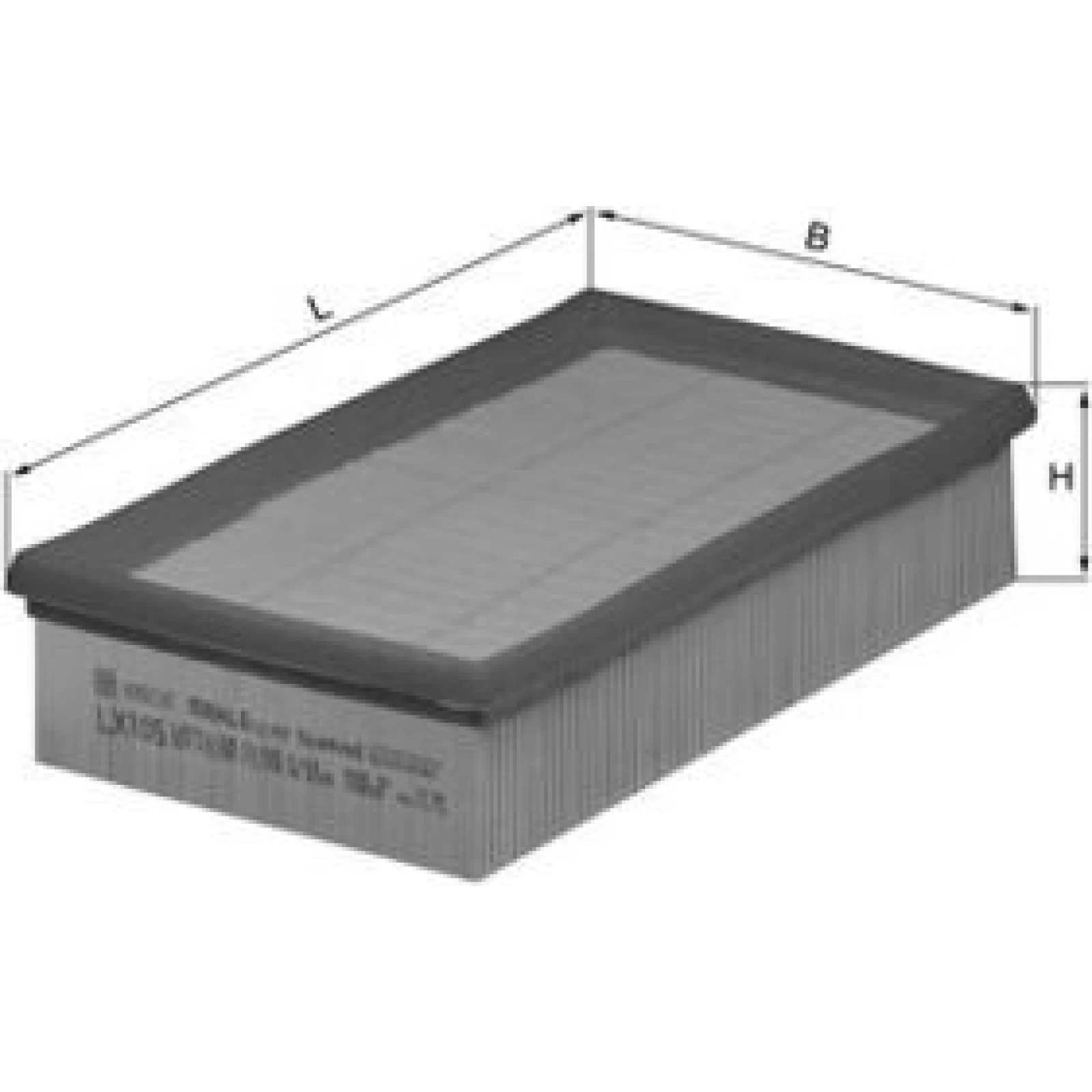 MAHLE Luftfilter LX 105