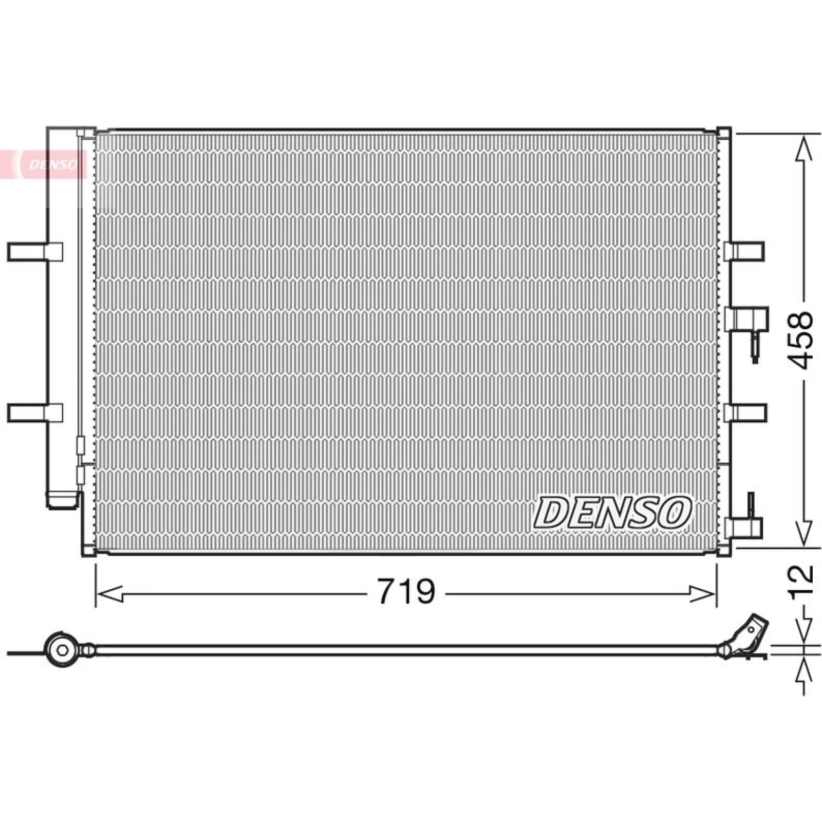 DENSO Klimaanlagenkühler DCN10036