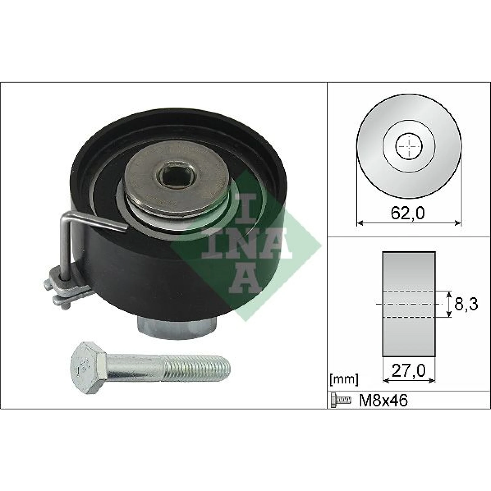 Spannrolle, Zahnriemen 531 0813 10