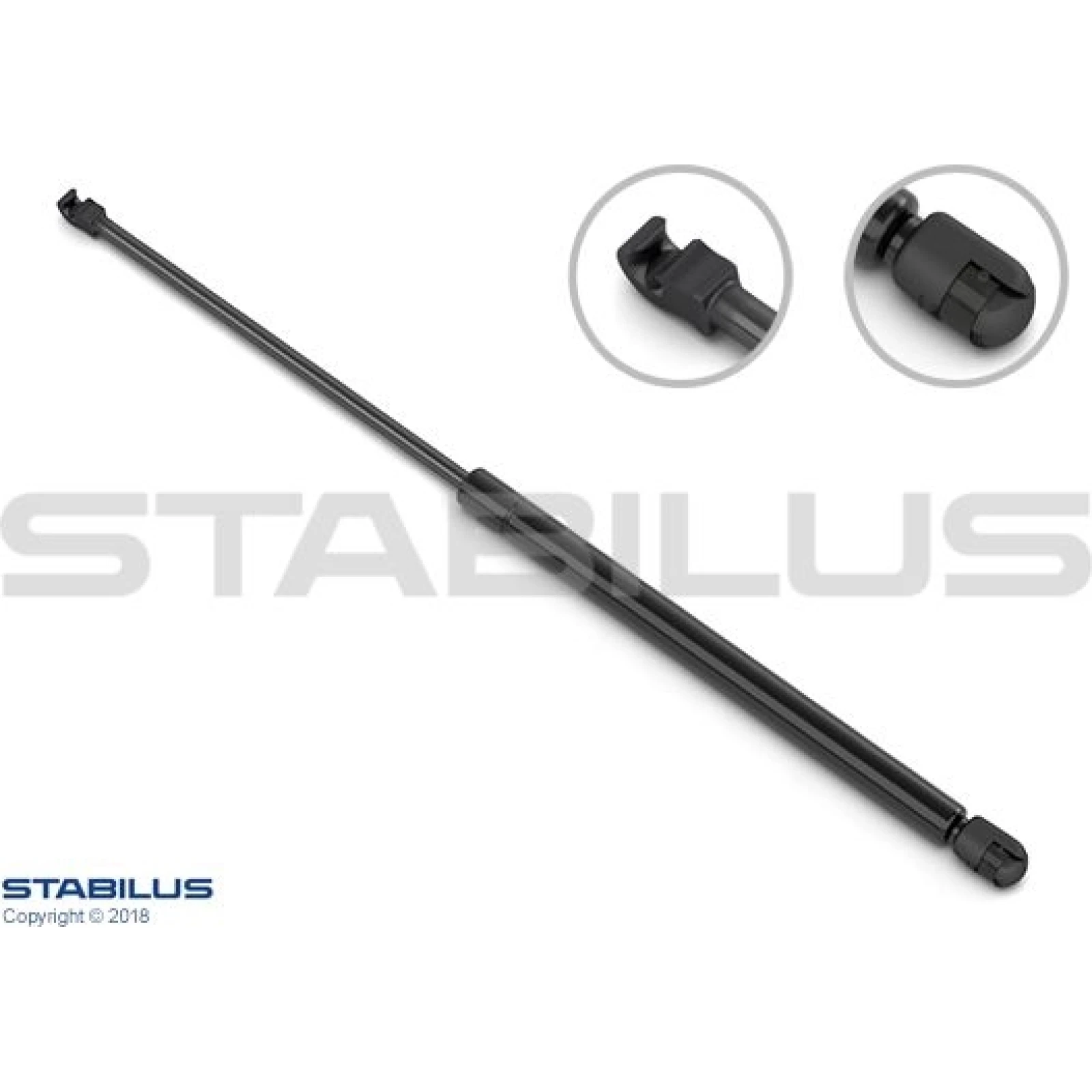 Gasfeder, Hinten L 495 340N 0872NC