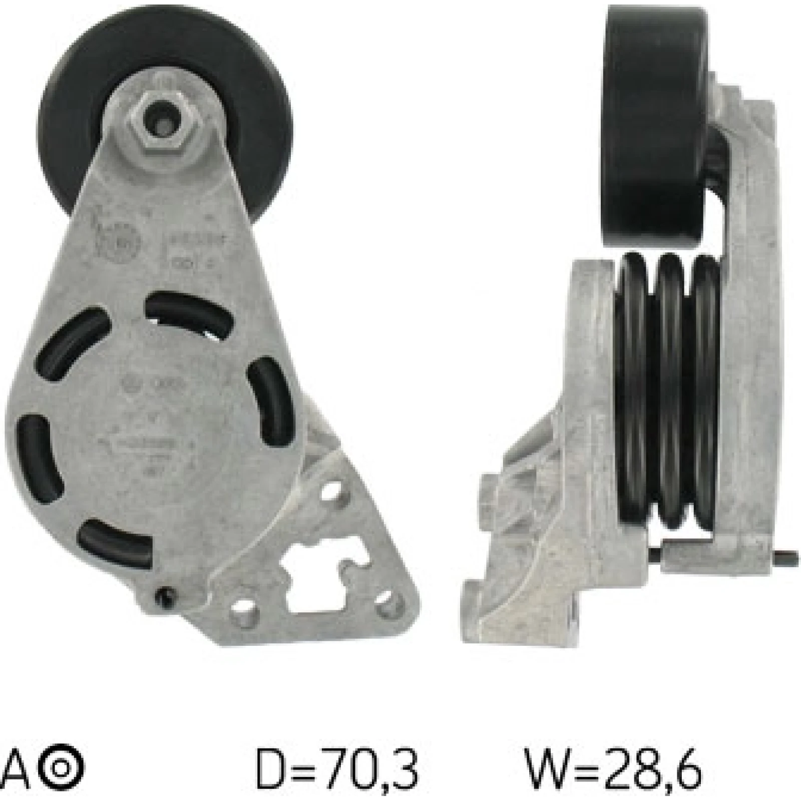 Spannrolle Multi-V VKM 31035