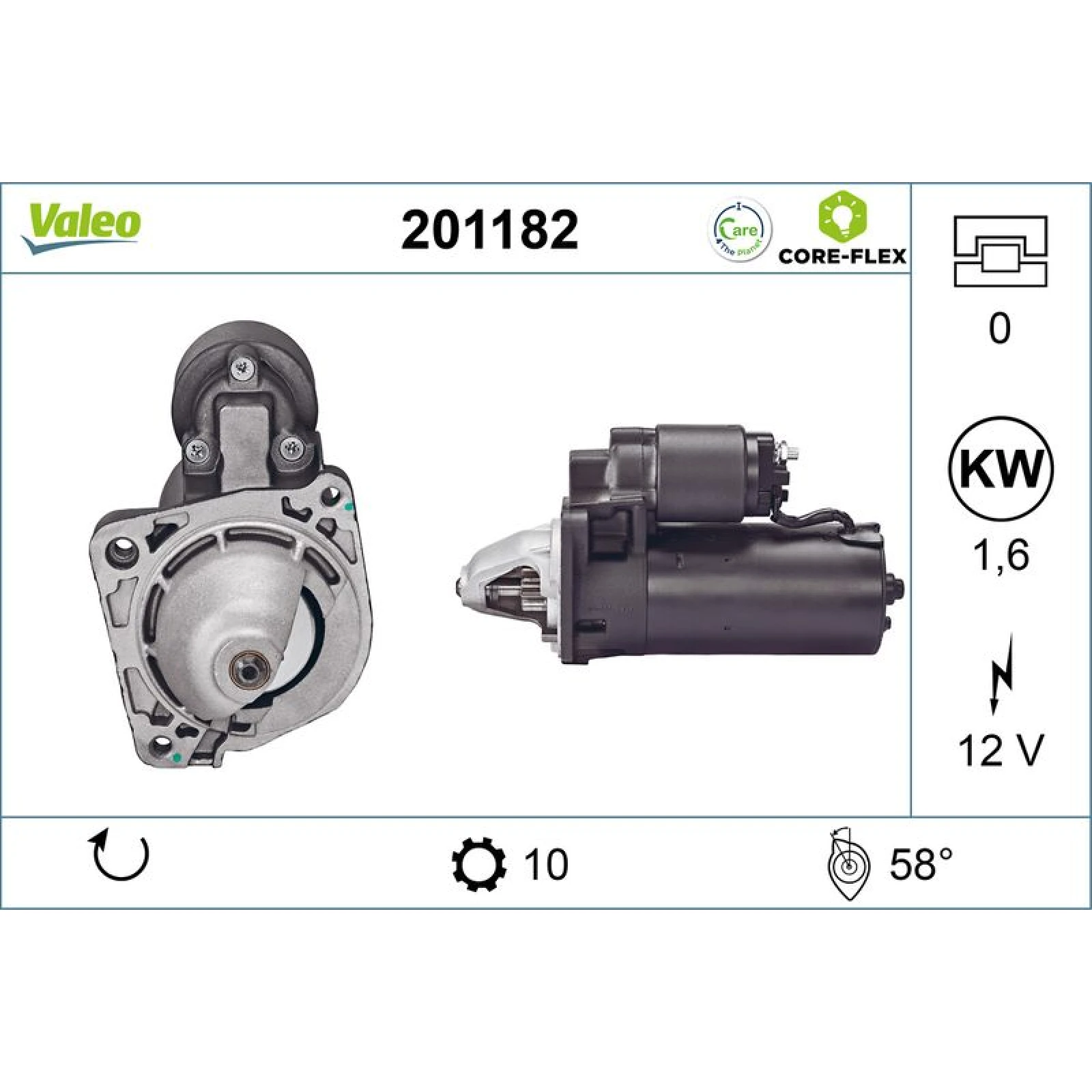 VALEO Anlasser 201182