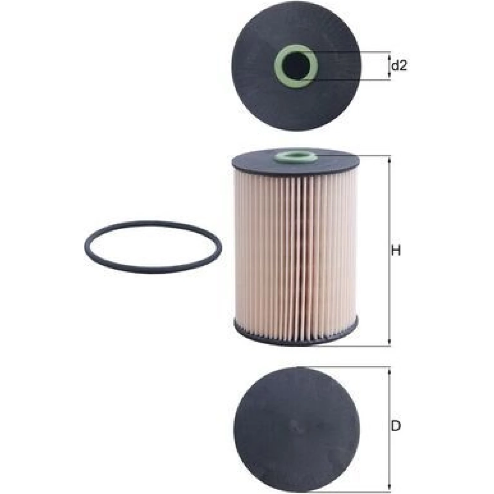 MAHLE Kraftstofffilter KX 228D