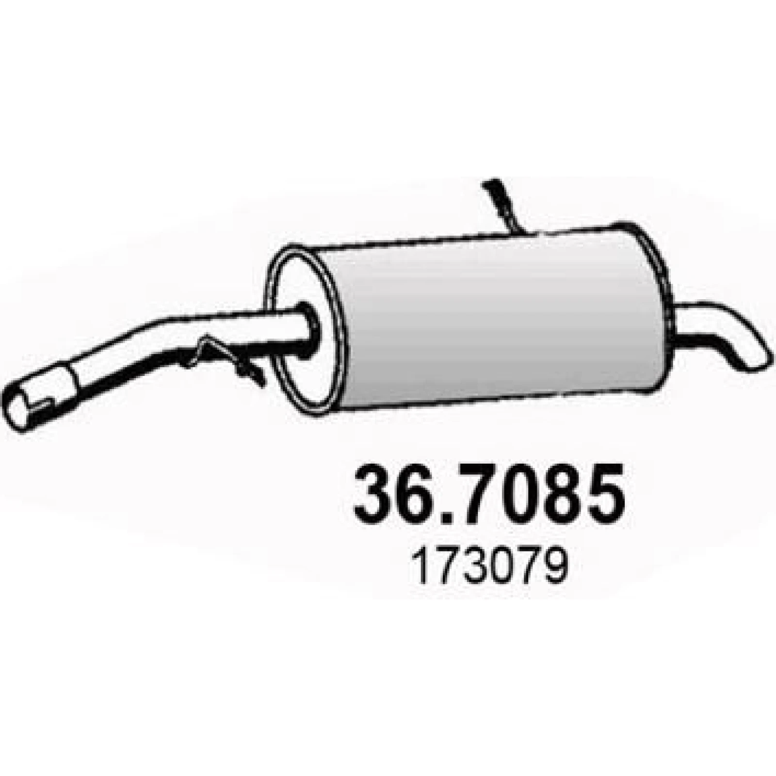 Endschalldämpfer 36.7085