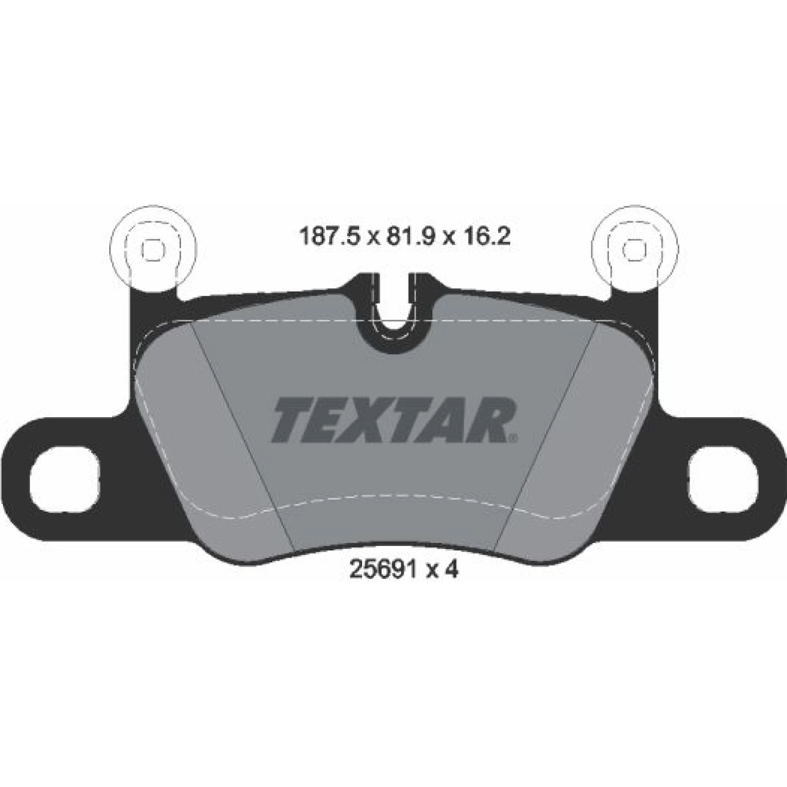 Bremsbelagsatz Porsche T. 911 991 11- Carrera 2569101