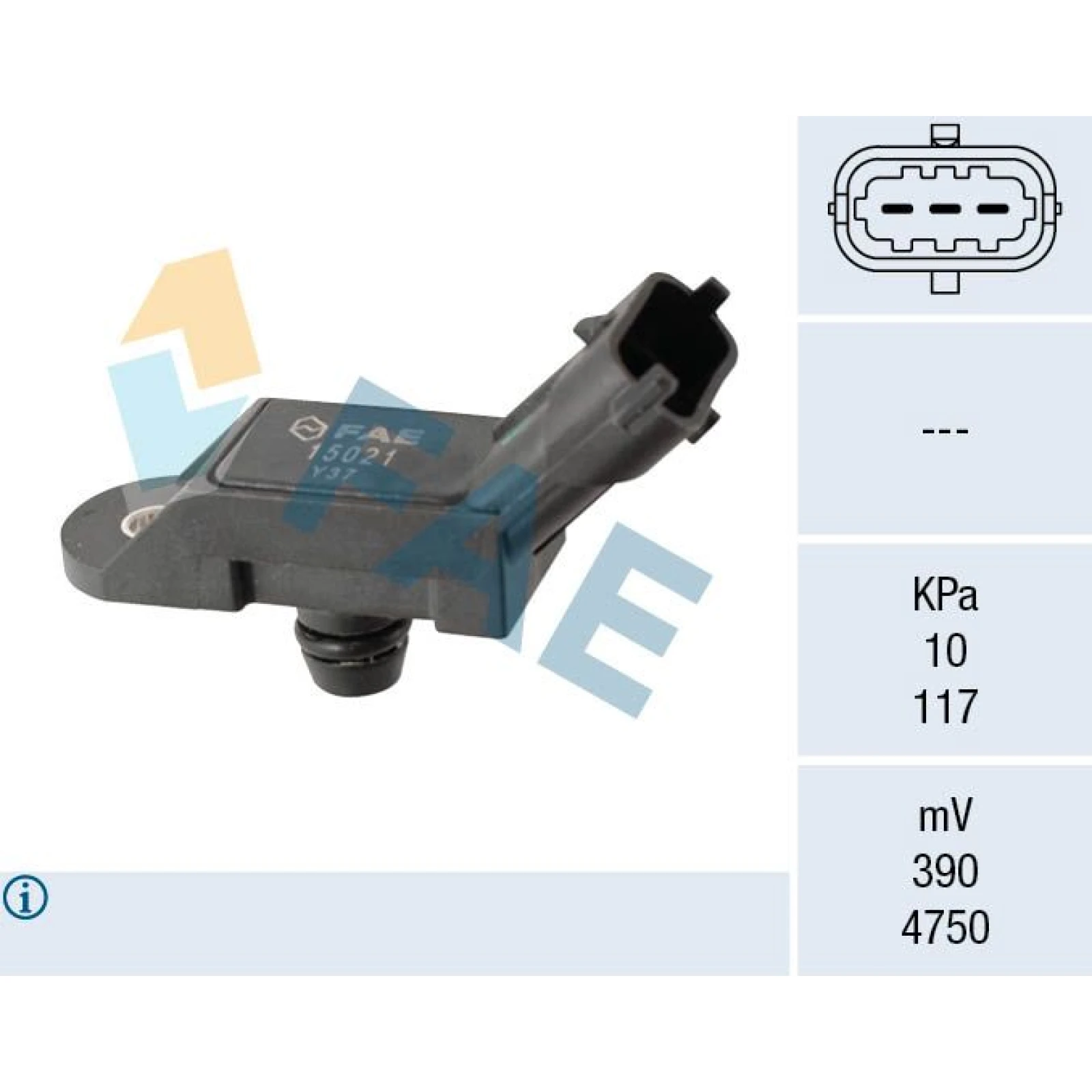 FAE Sensor, Saugrohrdruck 15021