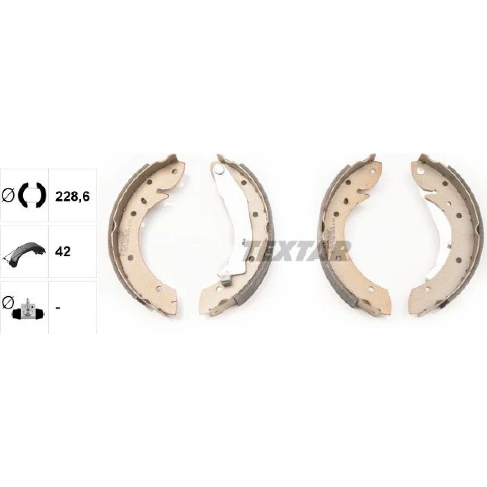 Textar Bremsbackensatz 91052900
