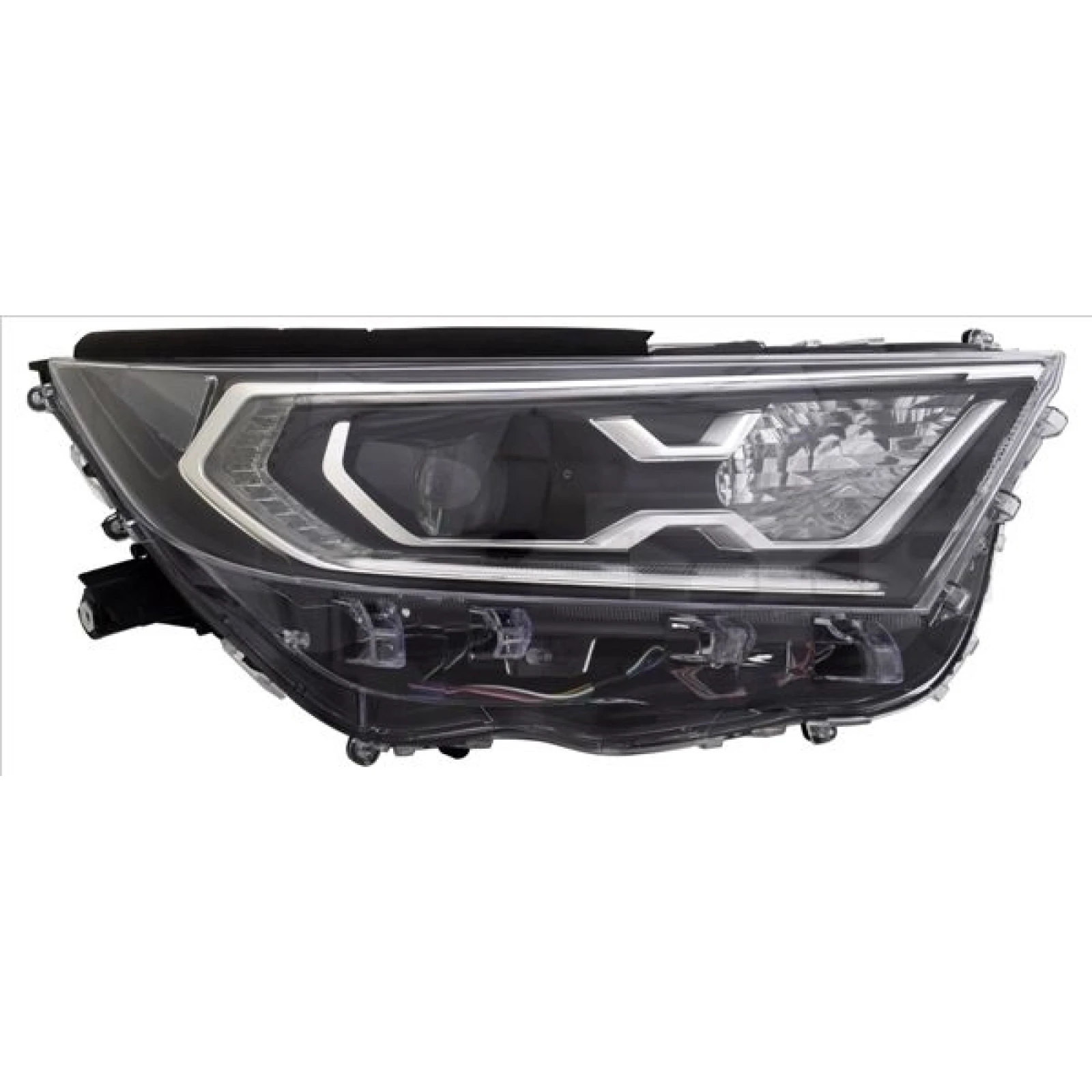 TYC Hauptscheinwerfer rechts LED mit Stellmotor, elektrische Leuchtweitenregulierung, mit Tagfahrlicht 20-17485-06-2 OE Nummer 81145-42A30 - l