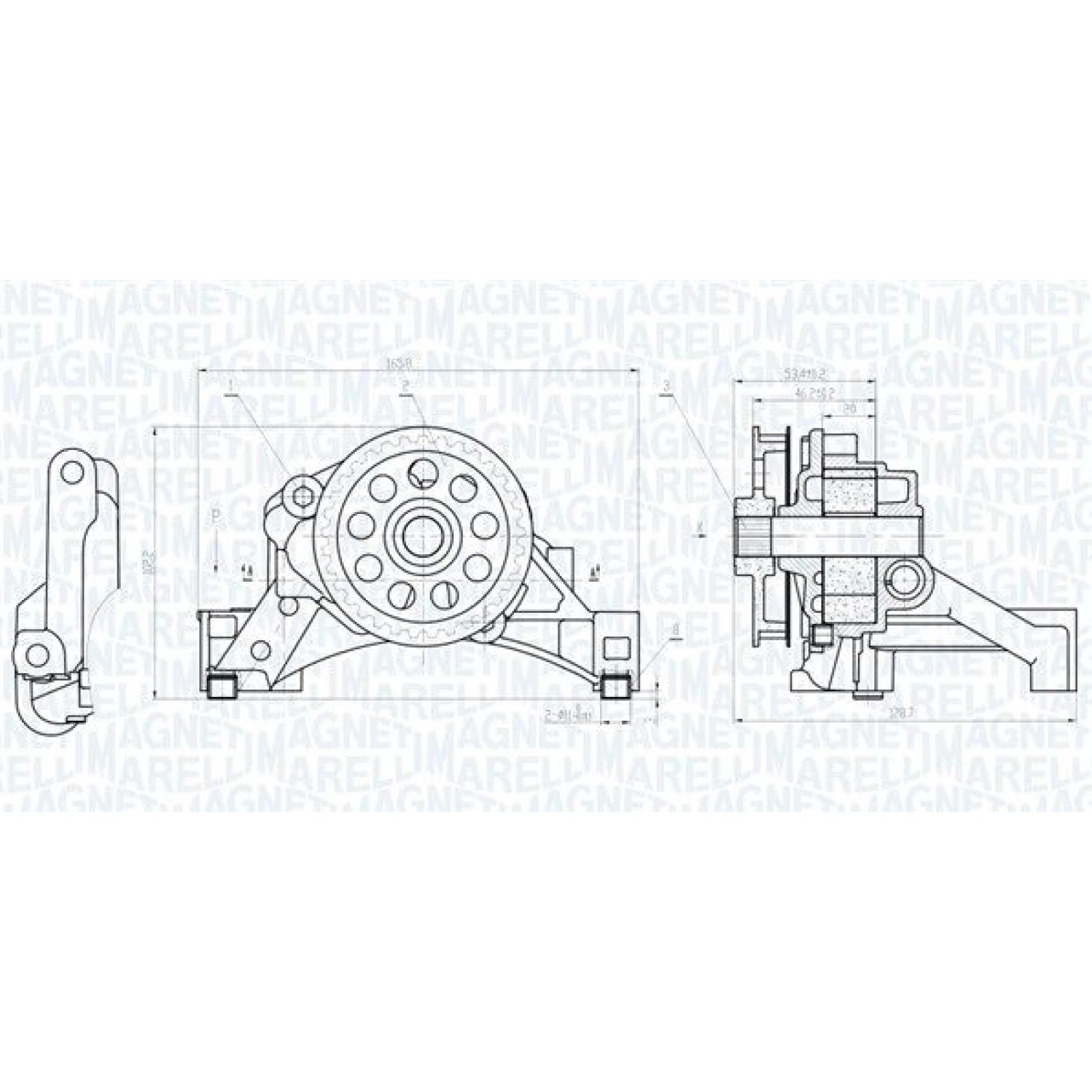 MAGNETI MARELLI Ölpumpe 351516000010