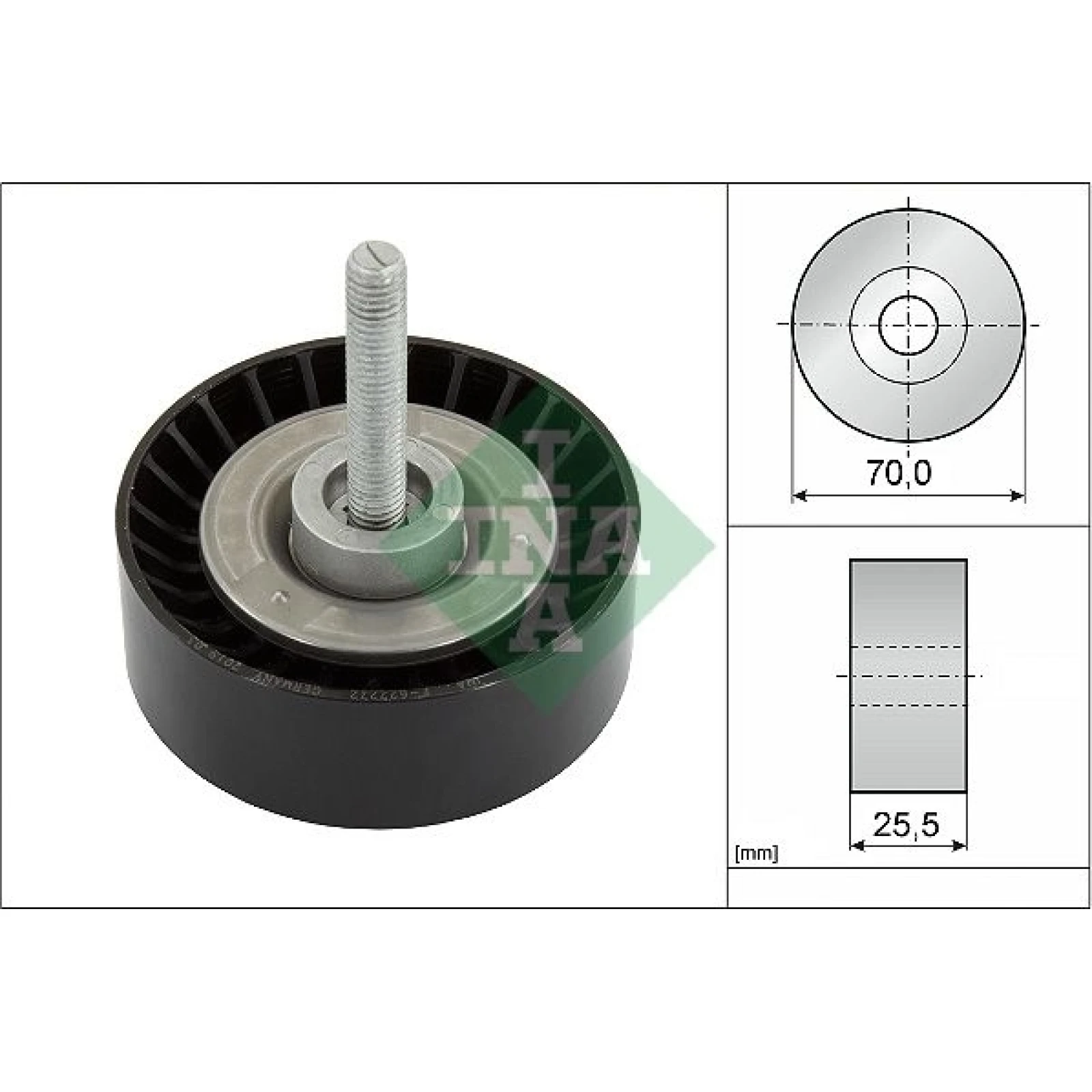 Umlenk-/Führungsrolle, Keilrippenriemen 532 0652 10