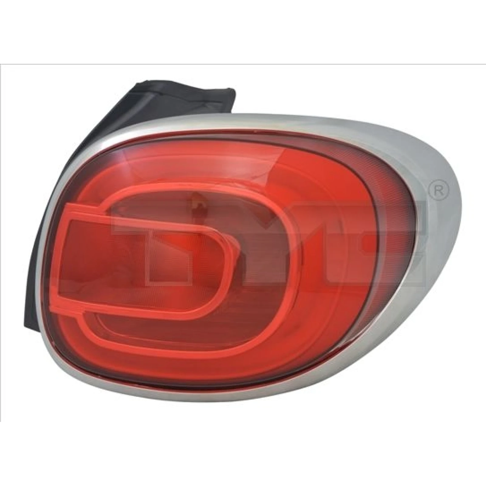 Heckleuchte R O K-PLATTE ROT LED 2512,659,1