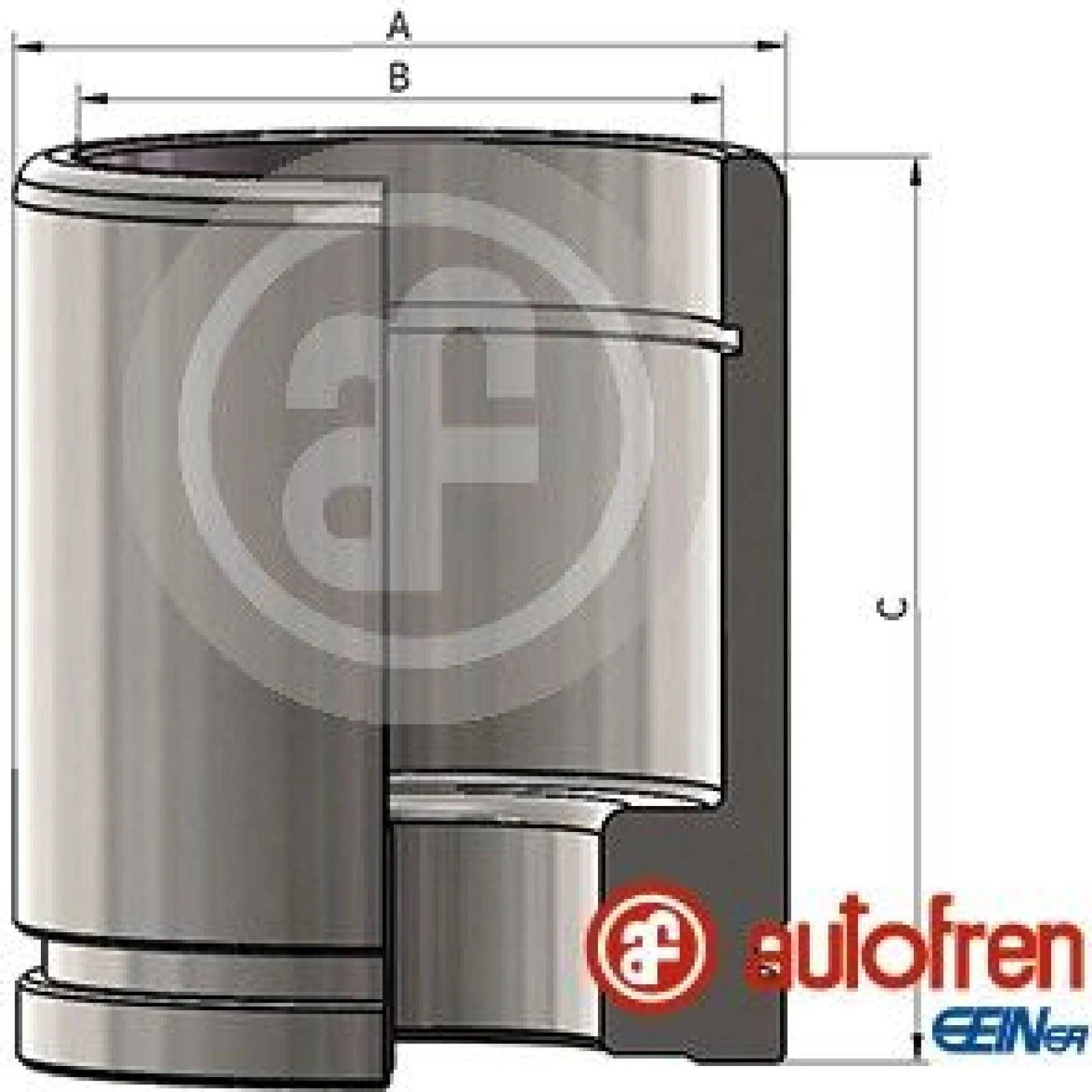 Kolben, Bremssattel D025376