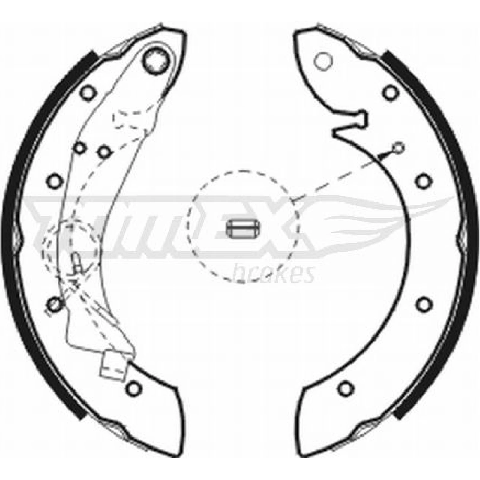 TOMEX brakes Bremsbackensatz TX 20-75