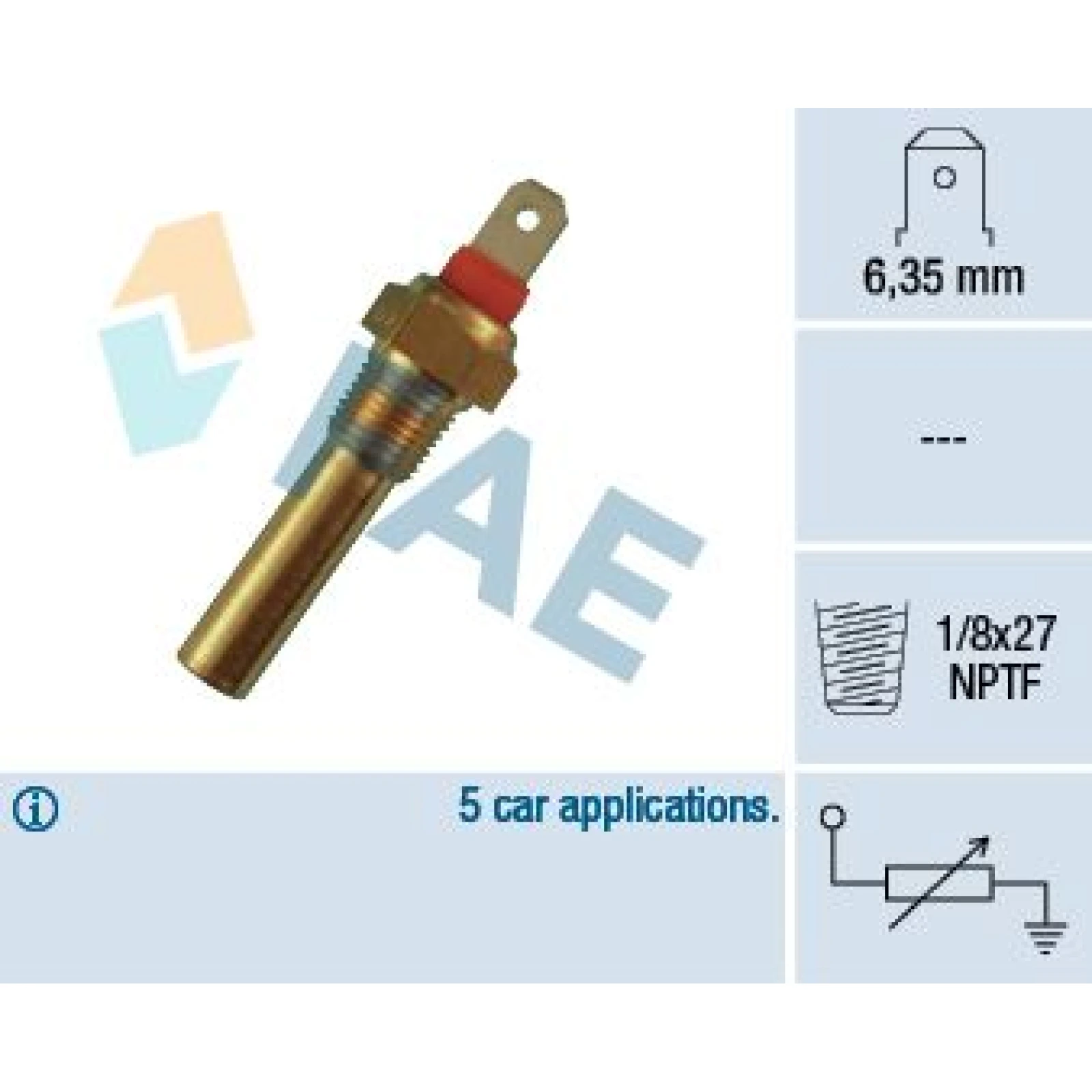 FAE Sensor, Kühlmitteltemperatur 31640