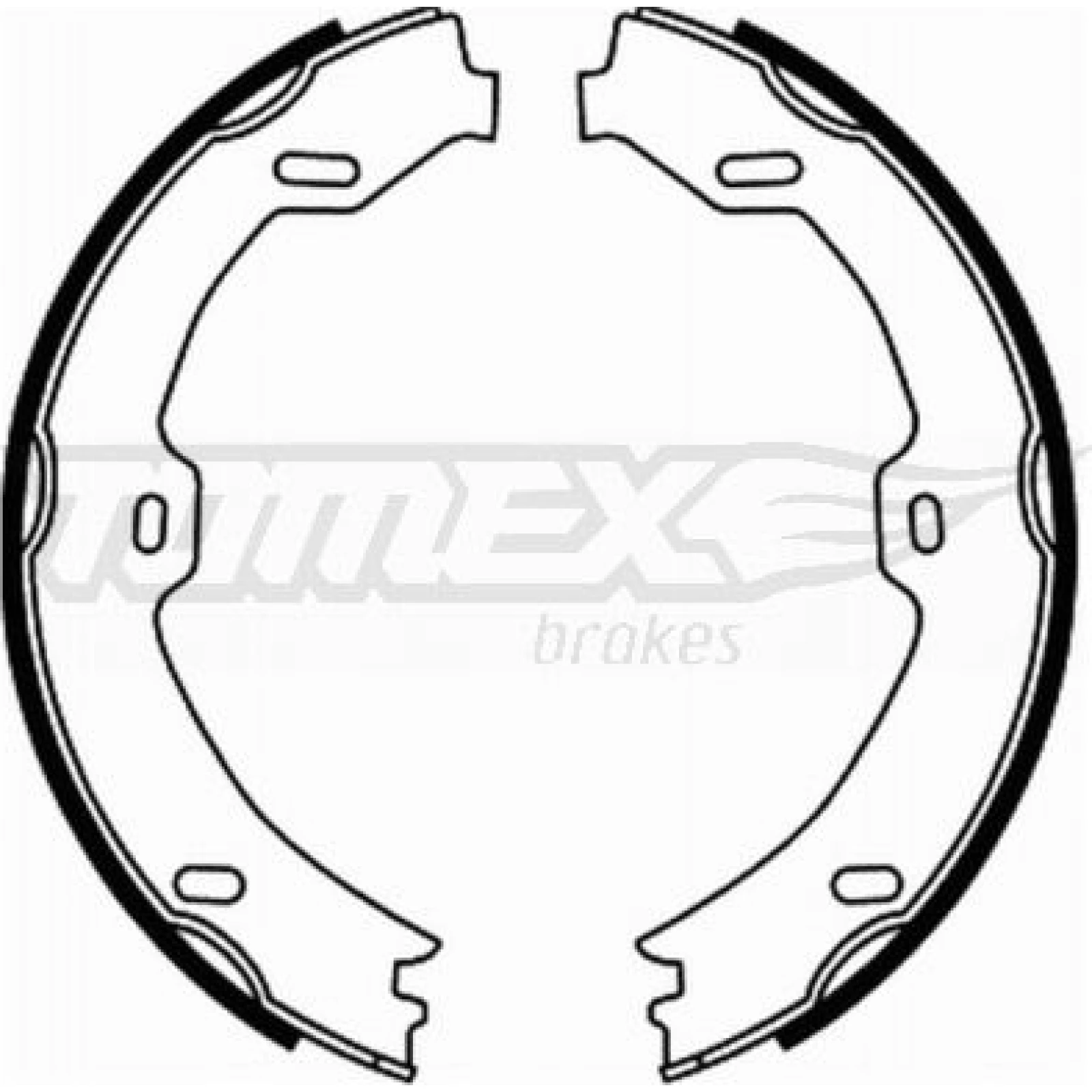 TOMEX brakes Bremsbackensatz TX 21-72