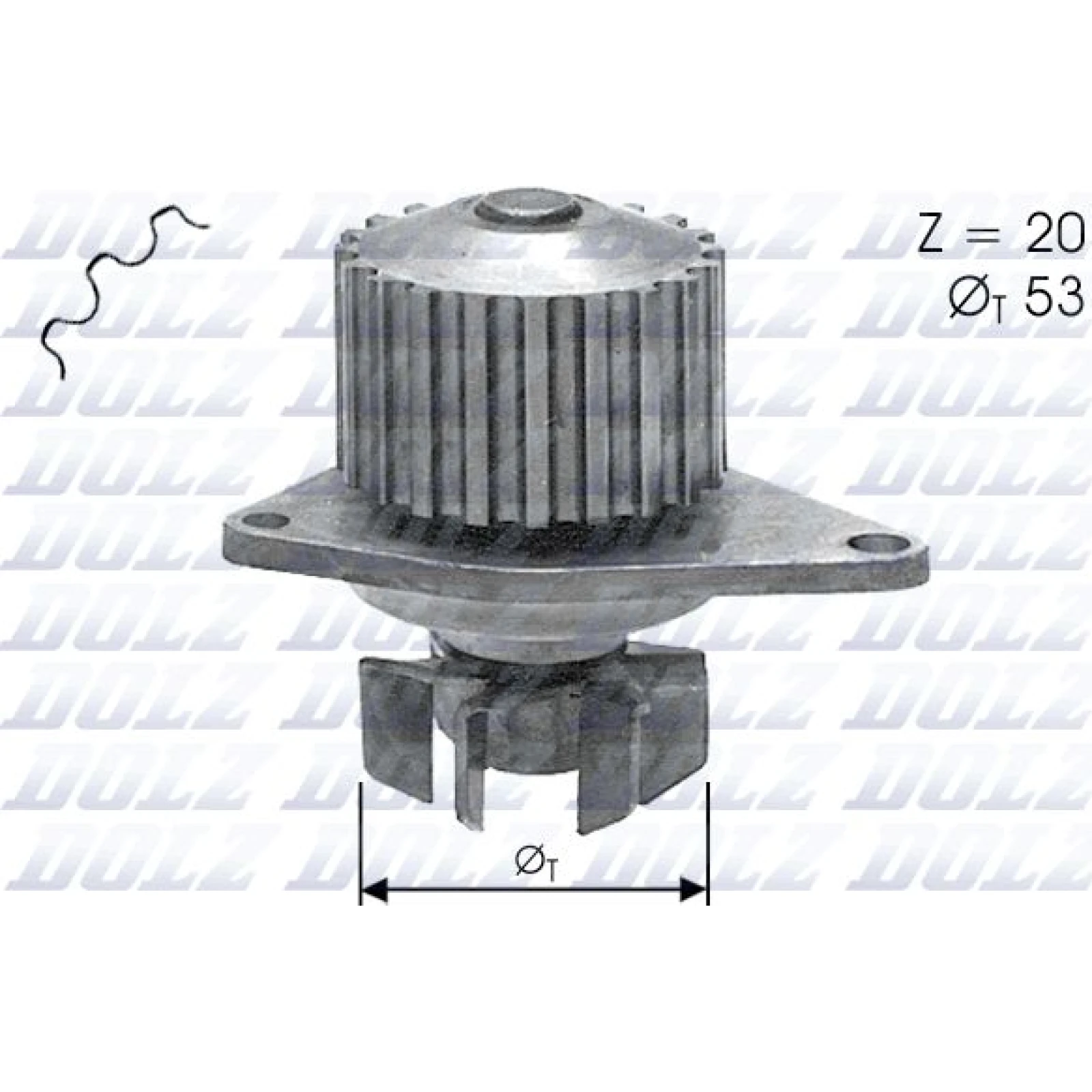DOLZ Wasserpumpe C110