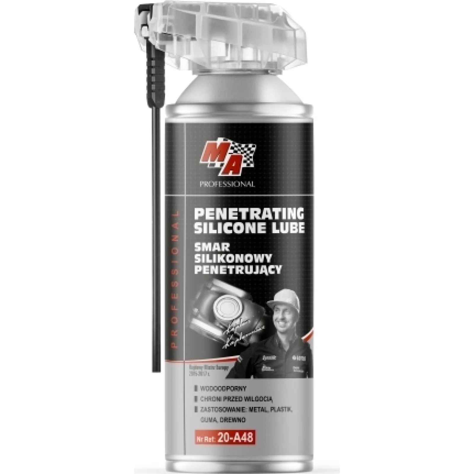 MOJE AUTO AMT20-A48 Silikonfett 400 ml Applikator