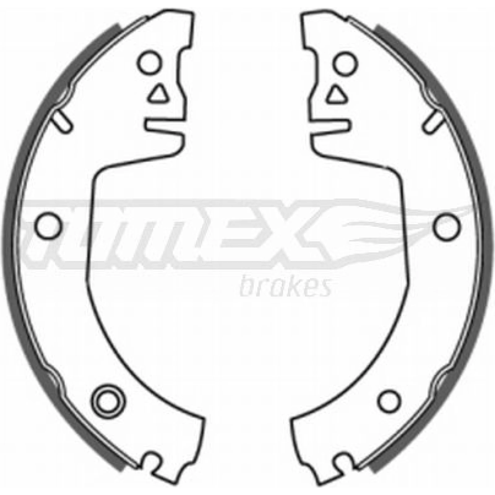 TOMEX brakes Bremsbackensatz TX 20-08