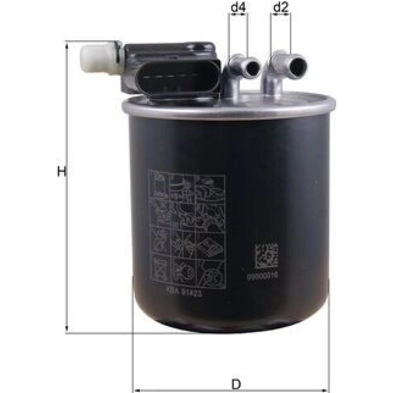 MAHLE Kraftstofffilter KL 948