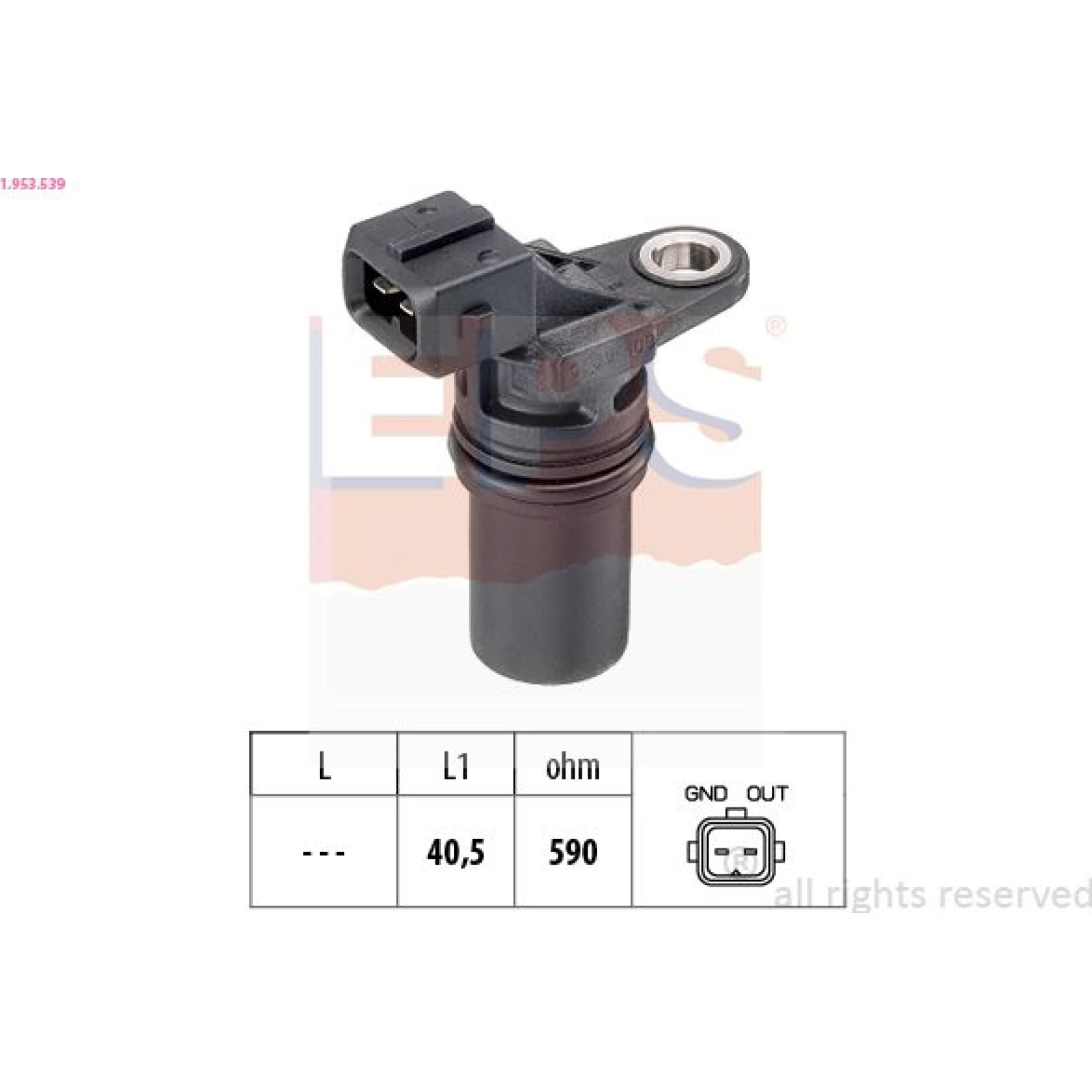 Drehzahlsensor, Motormanagemen 1.953.539