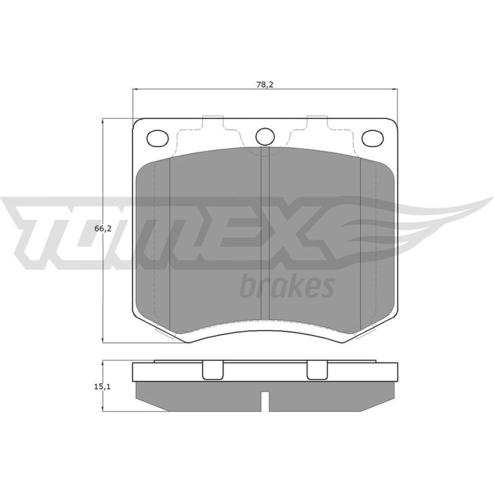 TOMEX brakes Bremsbelagsatz, Scheibenbremse TX 11-99