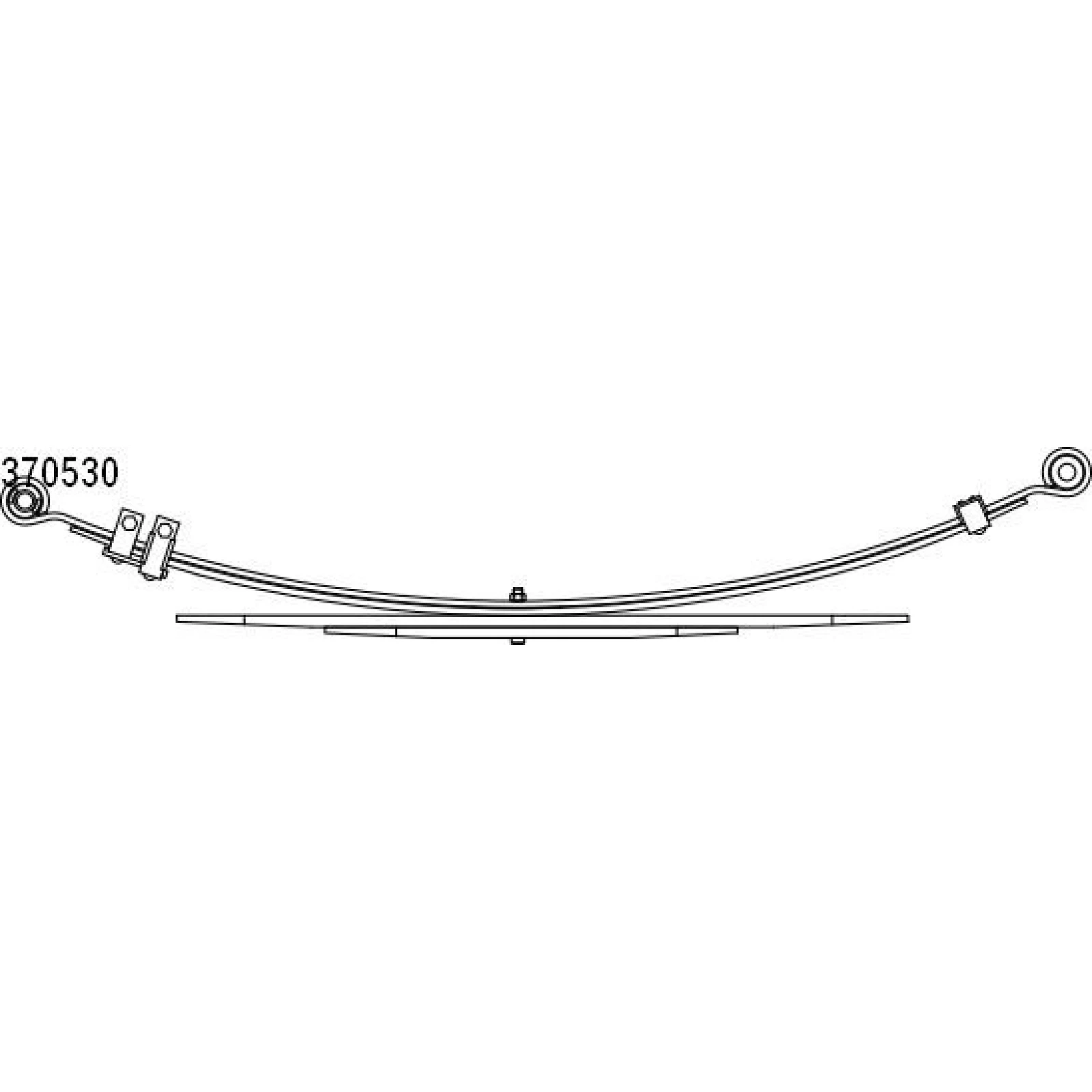 Federpaket - Federung/Dämpfung Nissan T. Pick Up 98- (2+2) (565/635mm) 10.370.530.00