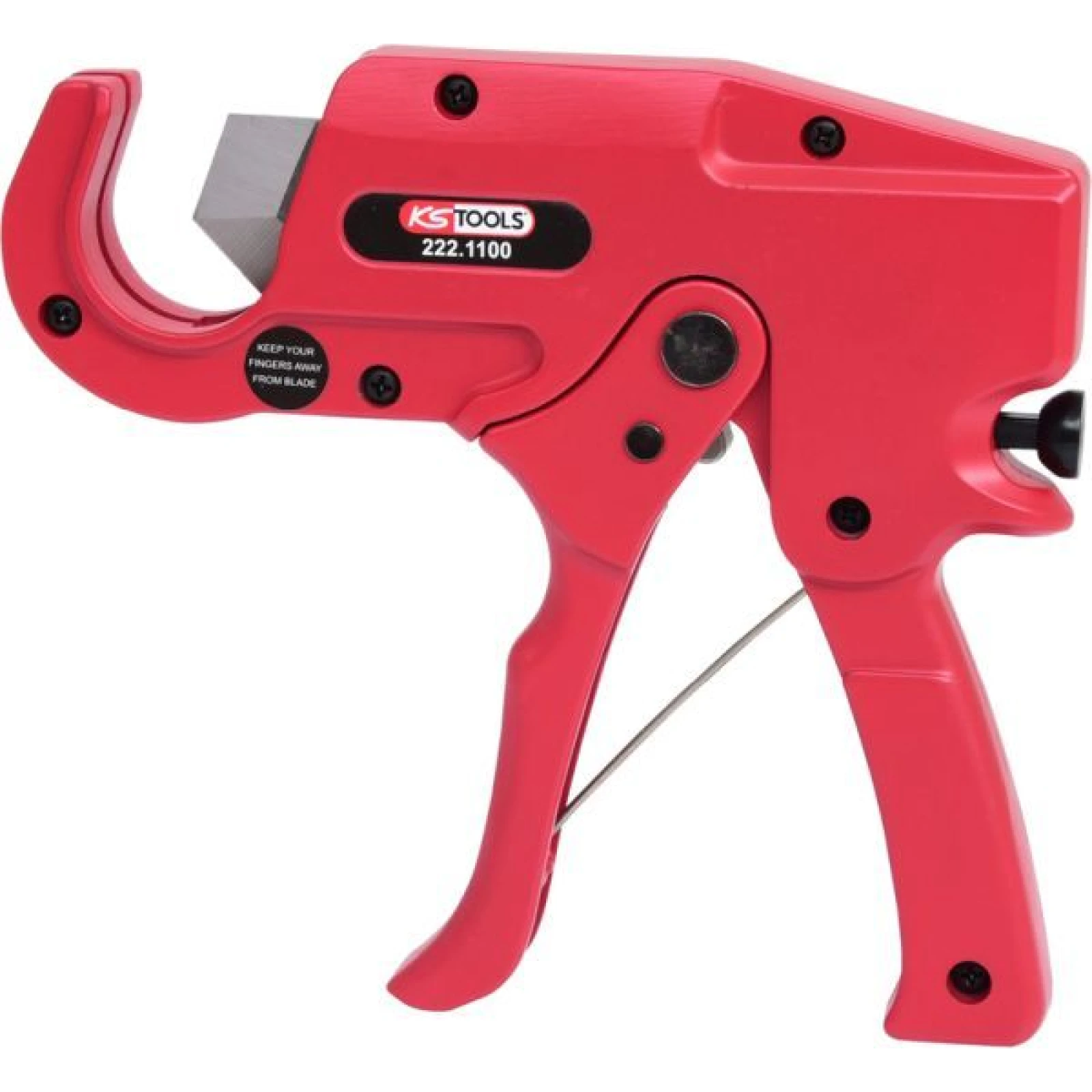 KS TOOLS Kunststoffrohr-Kartuschenpistole, Ø 6-35 mm, 190 mm 222.1100