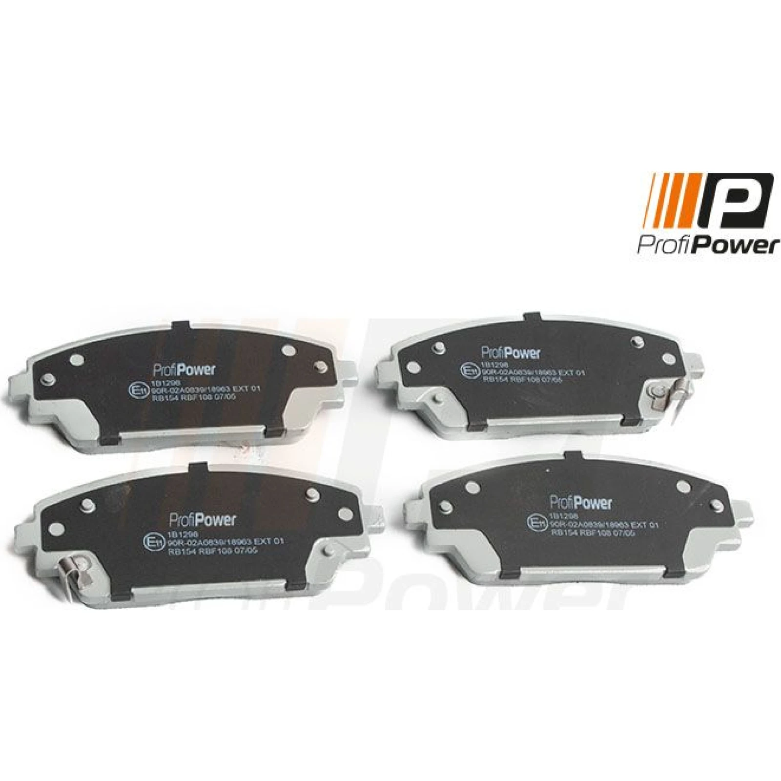 PROFIPOWER Bremsbelagsatz, Scheibenbremse 1B1298