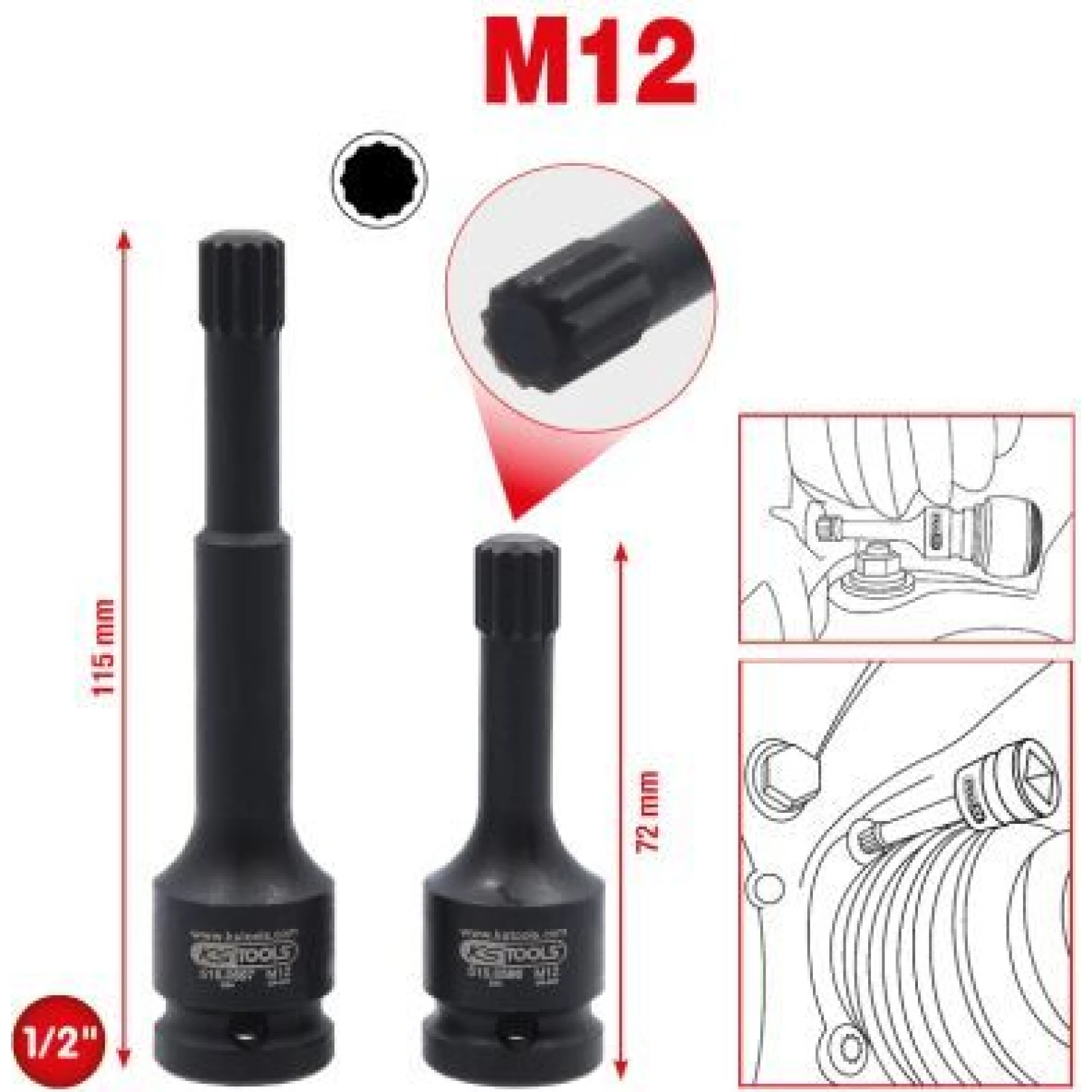 KS TOOLS Steckschlüsselsatz 515.0595