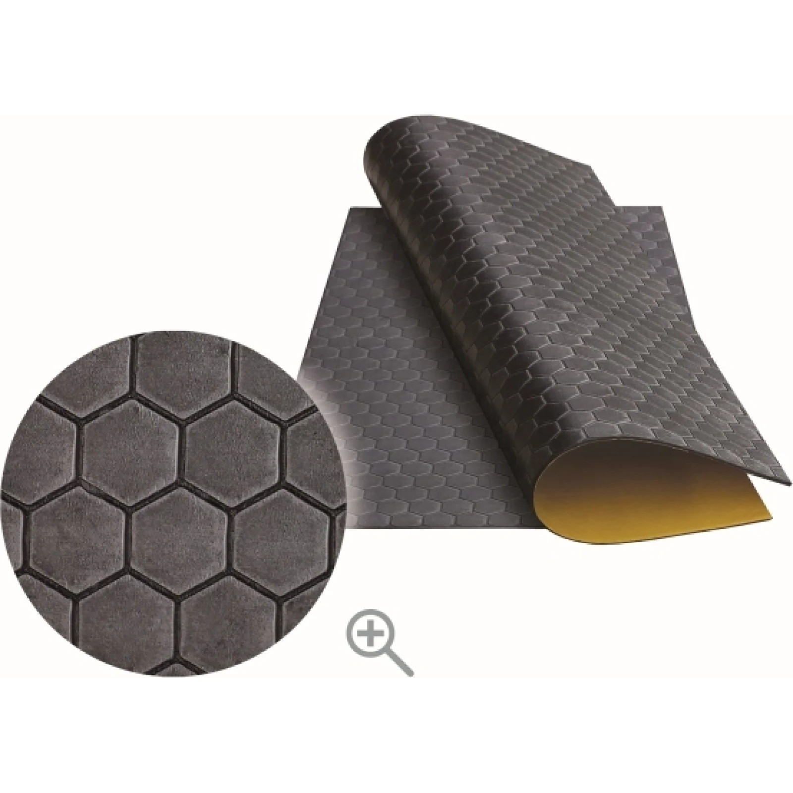 Boll selbstklebende schallisolierende Matte Standard/Wabe 50cm x 50cm 006210