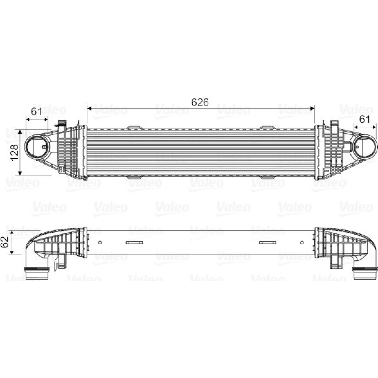 Ladeluftkühler 818616