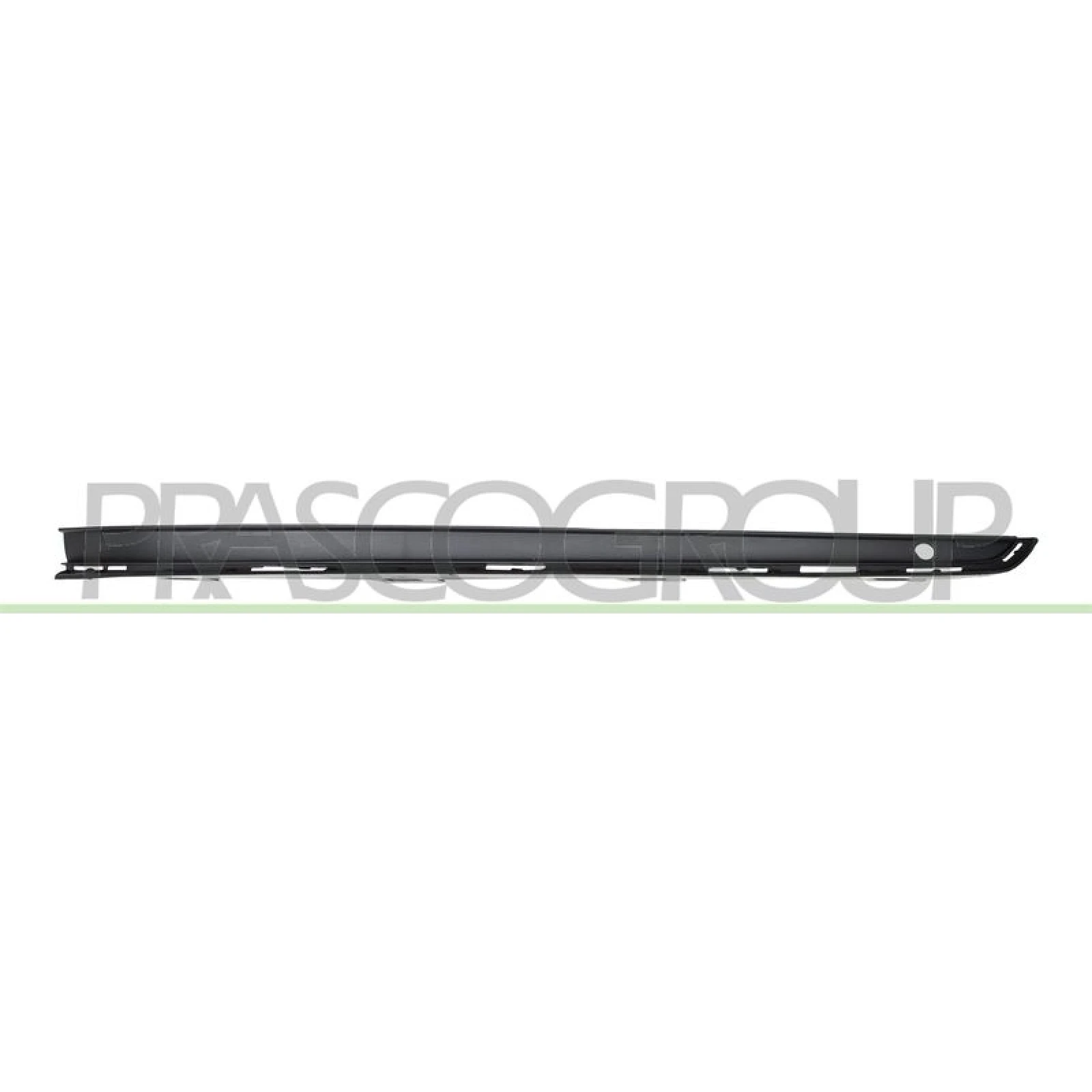 Prasco Leiste Stoßstange vorne links unten schwarz +links-Loch VG7211244