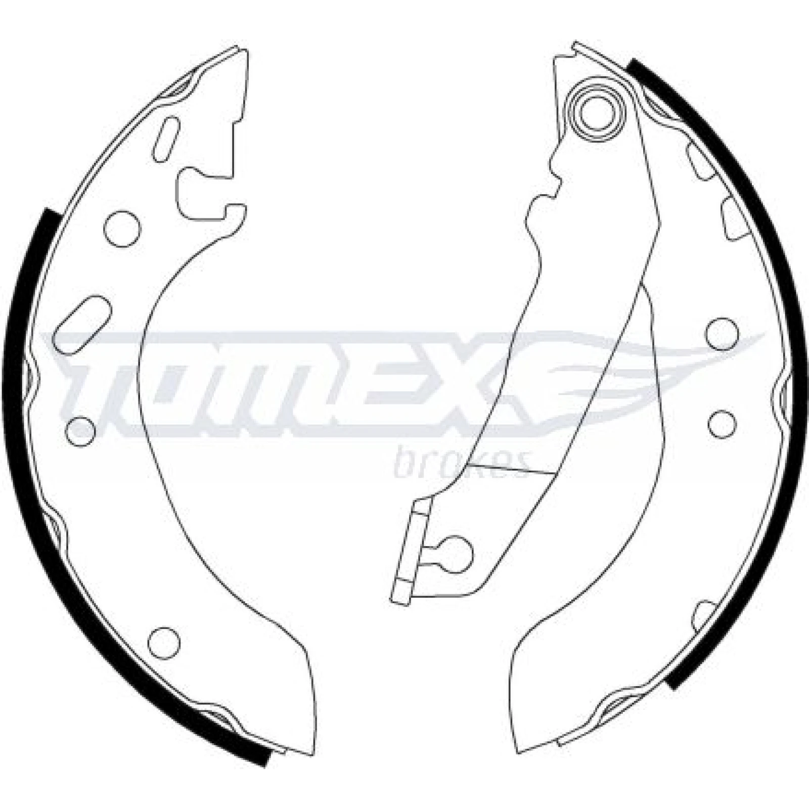 TOMEX brakes Bremsbackensatz TX 20-53