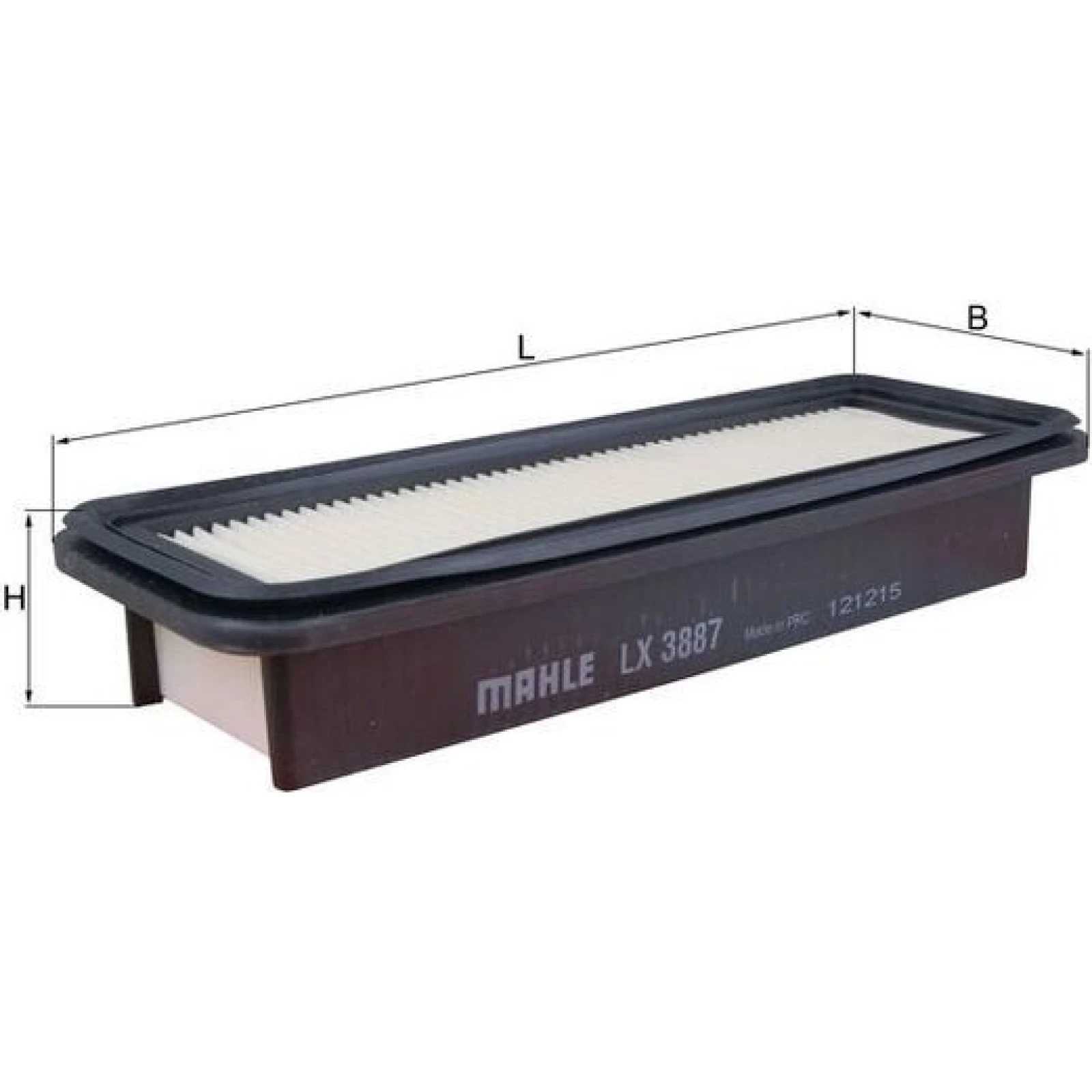 MAHLE Luftfilter LX 3887