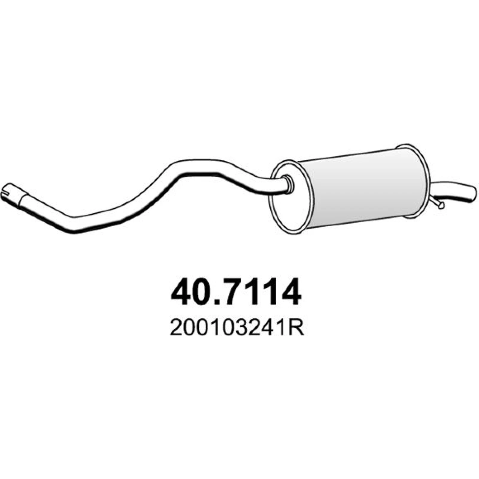 Endschalldämpfer 40.7114
