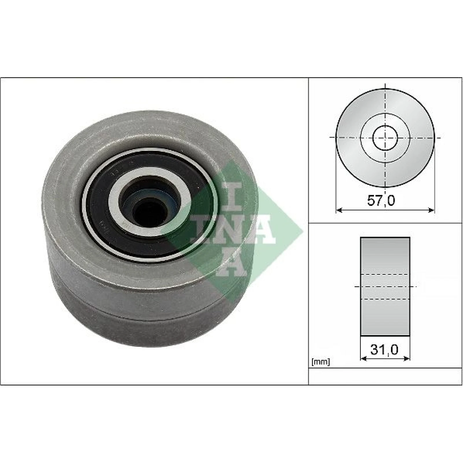 Umlenk-/Führungsrolle, Zahnriemen 532 0992 10