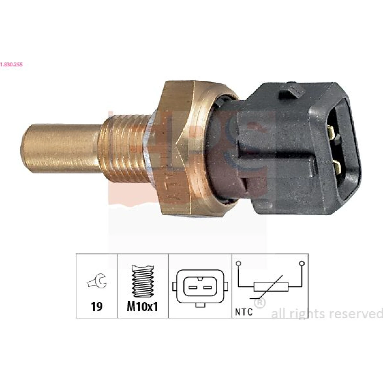 Sensor, Íltemperatur 1.830.255