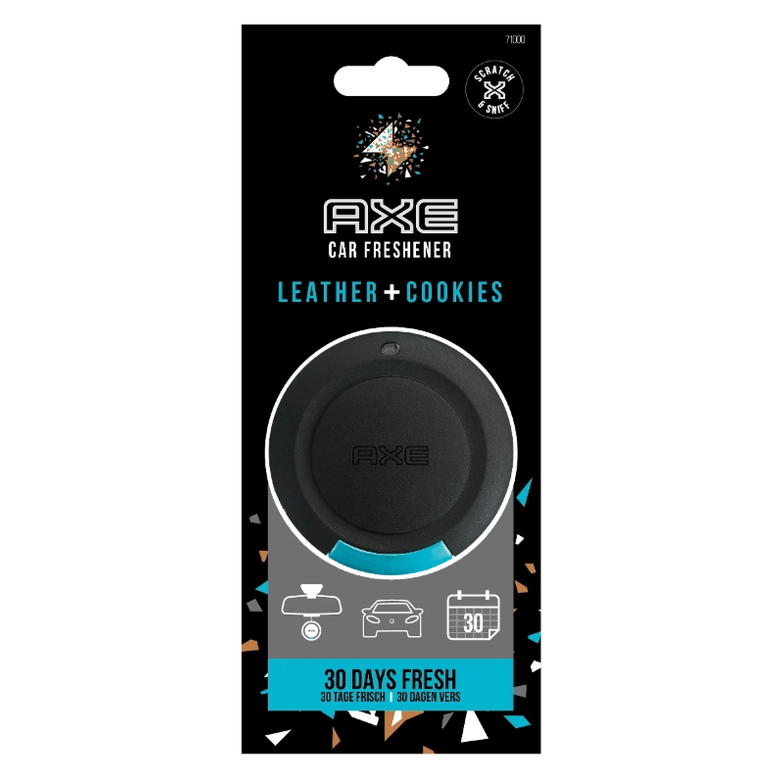 Axe Lufterfrischer 3D Hanging Gel, Leather&Cookies E303719200