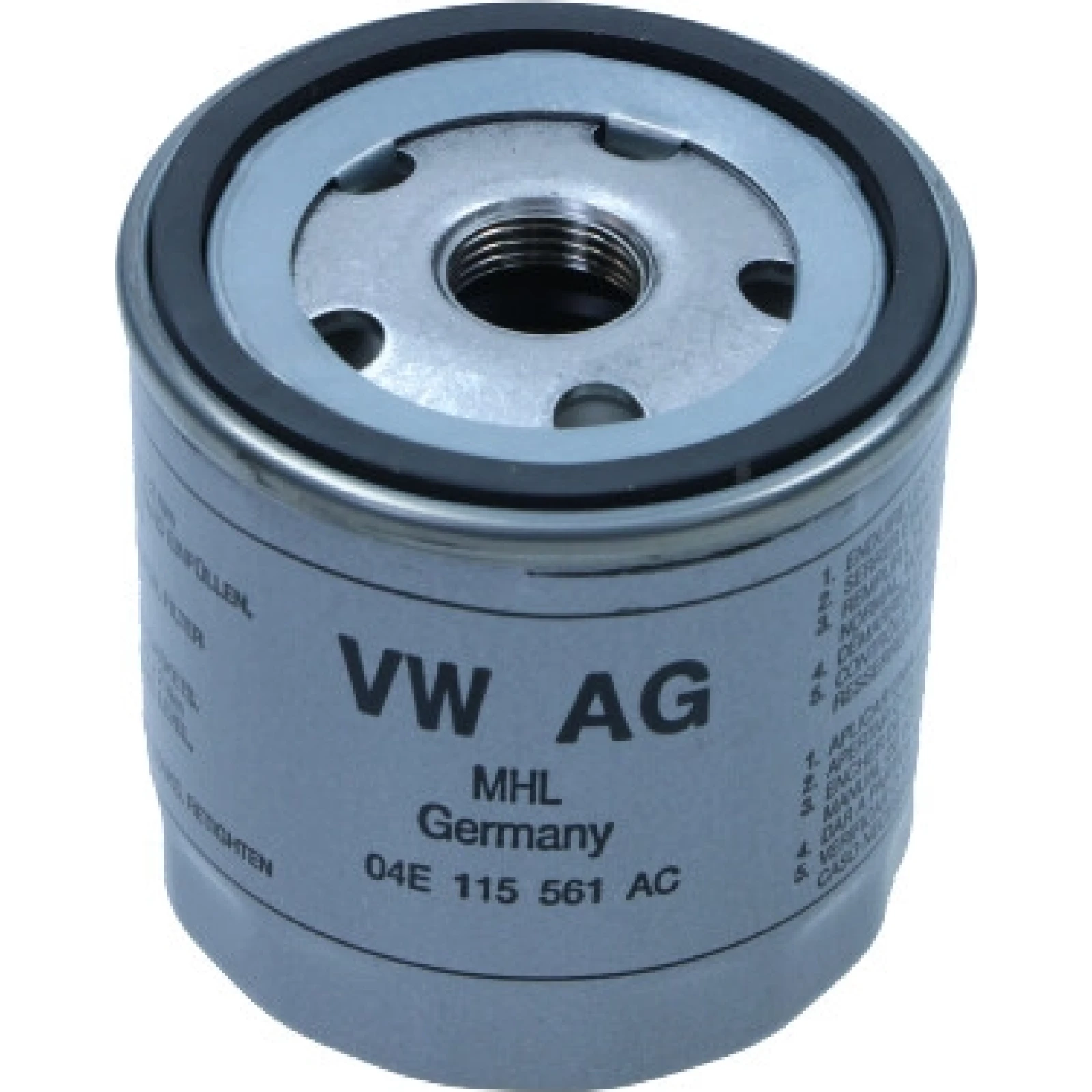 VAG Original 04E115561AC VAG Original Ölfilter VW Up Skoda Citigo Seat Mii 2011 – – OE-Nr. 04E115561AC