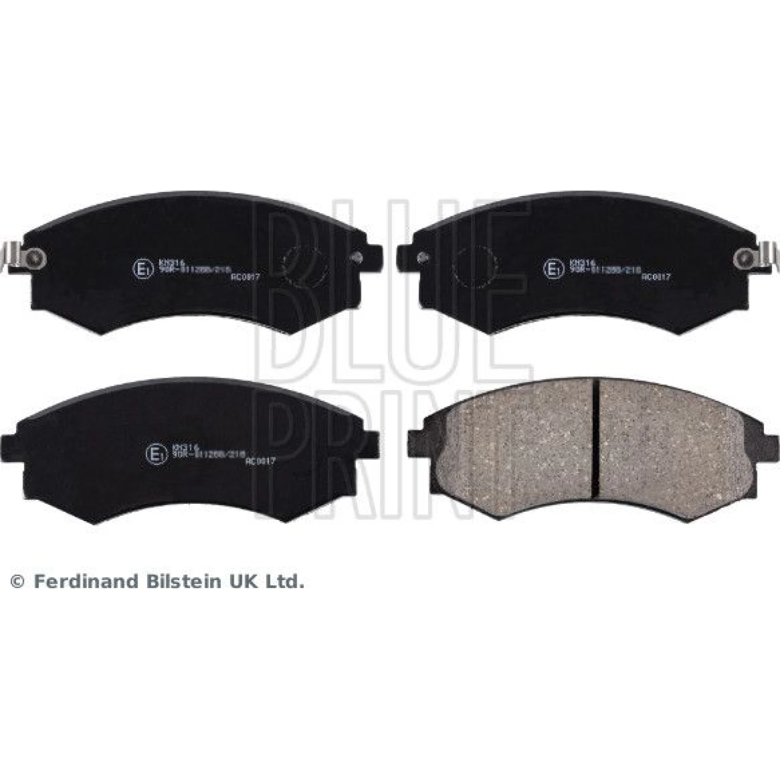 Bremsbelagsatz Hyundai P. Elantra/Lantra/Matrix/Sonata 1,5-2,0 16V 93-10 ADG04233