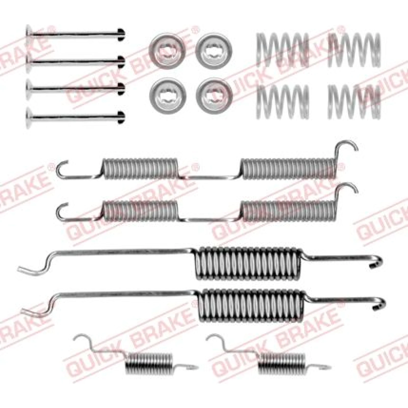 Quick Brake Montagesatz für Bremsbacken 105-0727