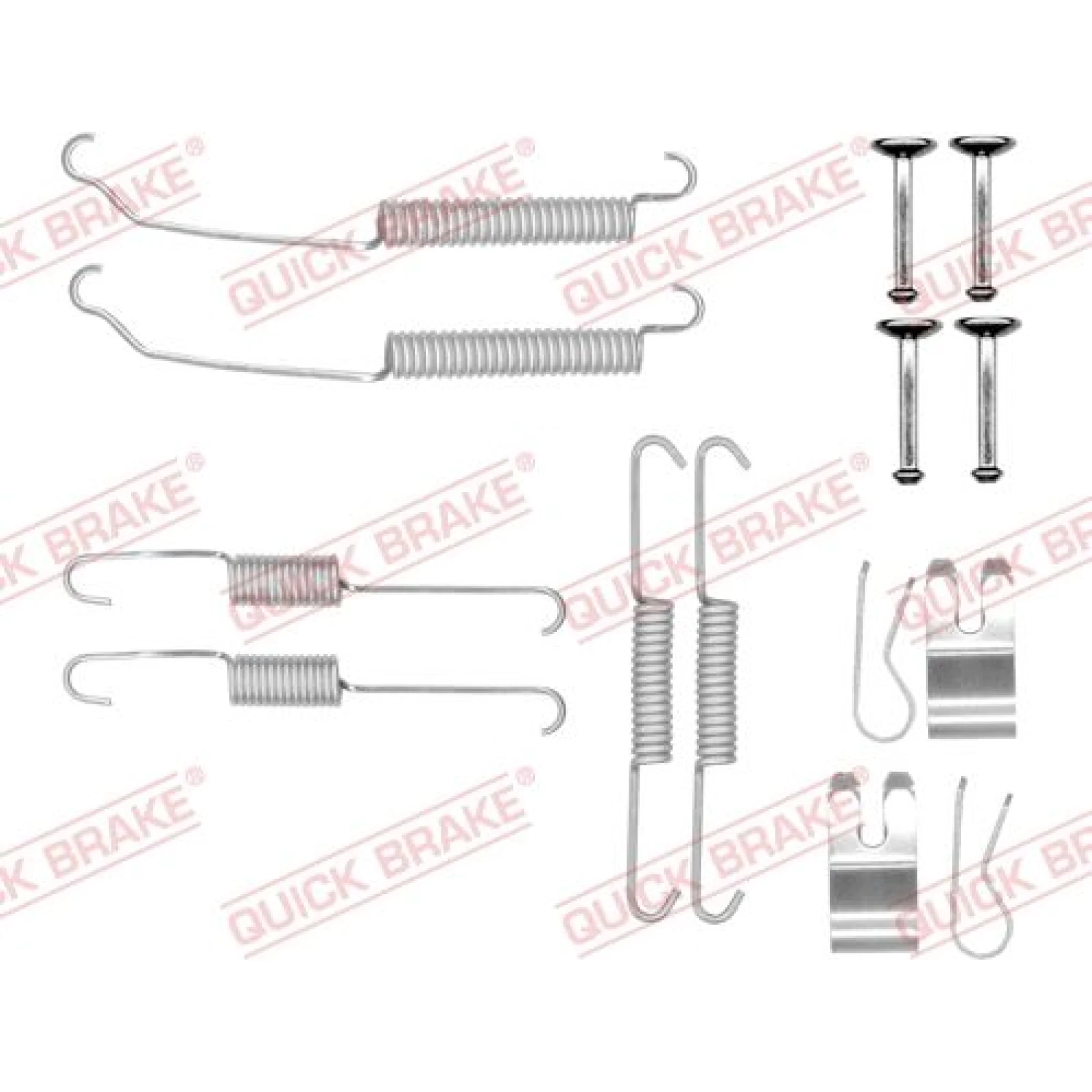 Quick Brake Montagesatz für Bremsbacken 105-0882