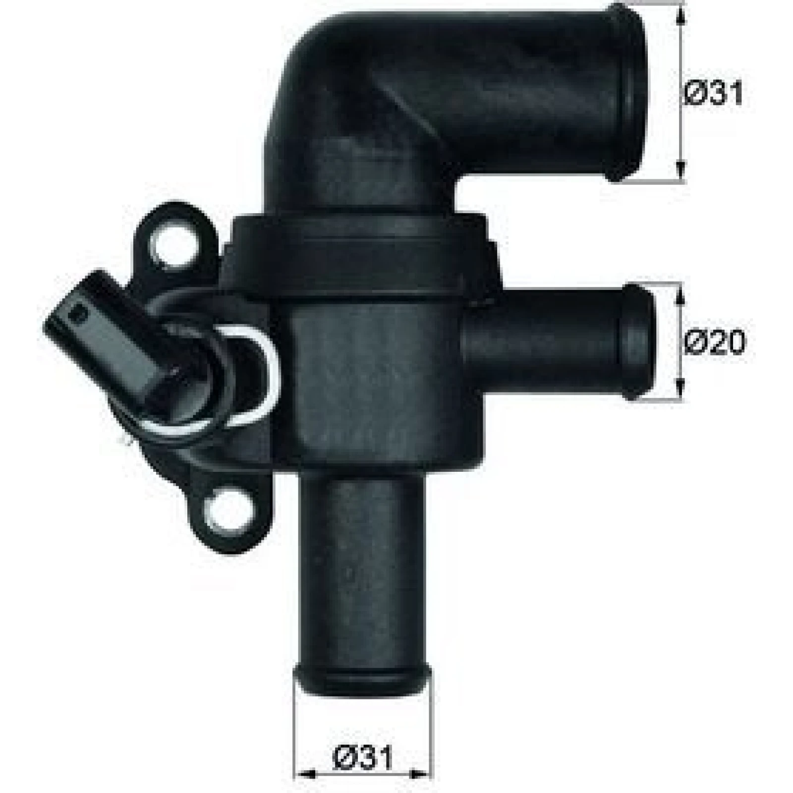 Integralthermostat TI 53 90