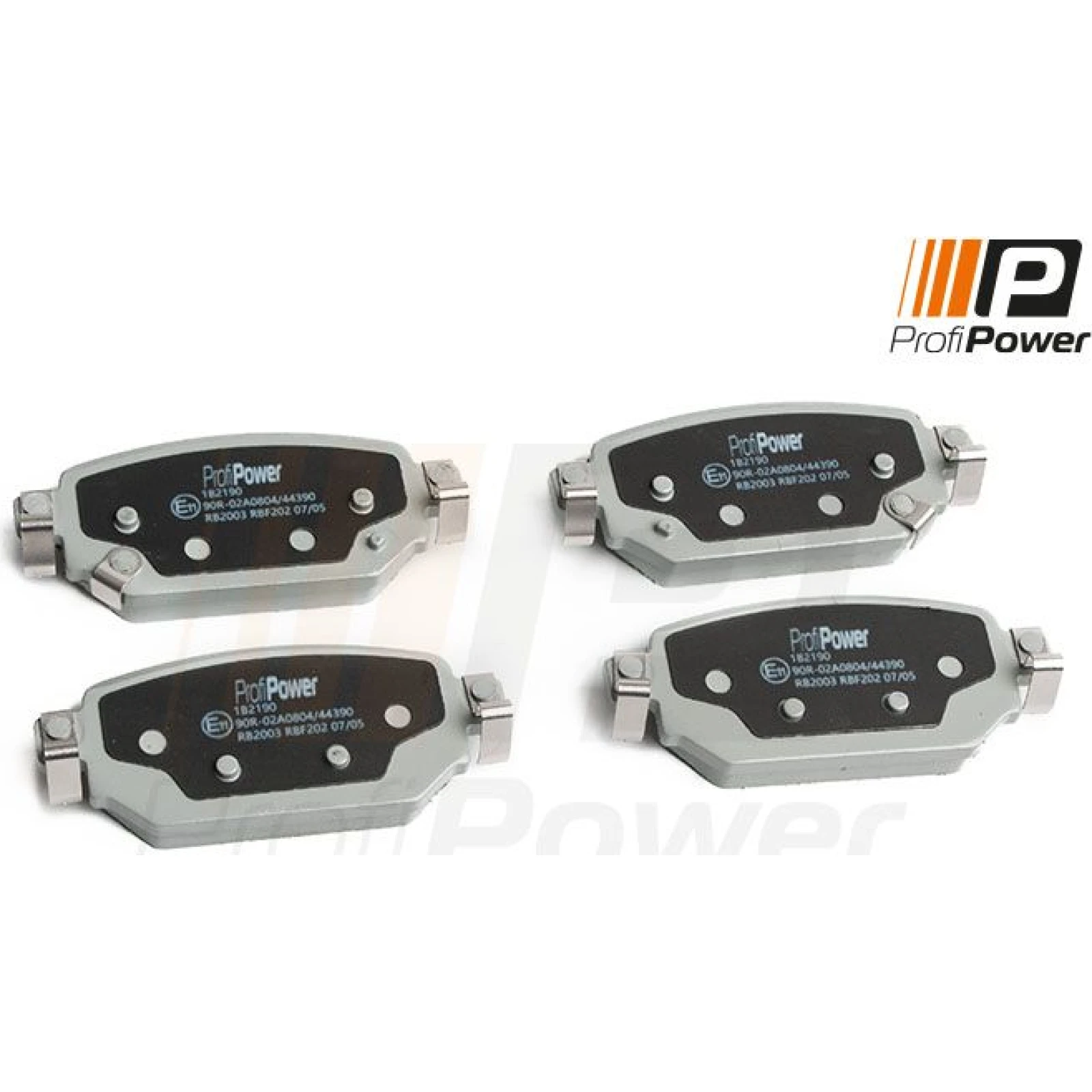 PROFIPOWER Bremsbelagsatz, Scheibenbremse 1B2190