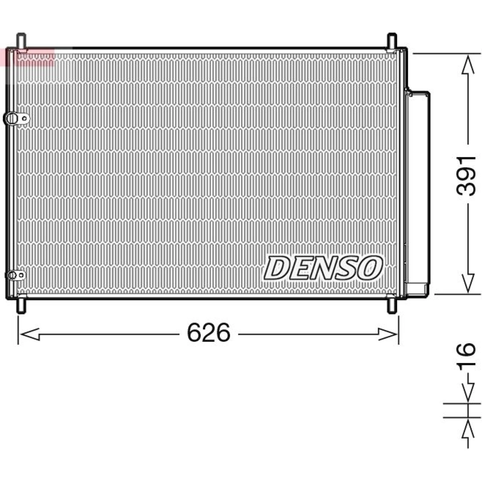 DENSO Klimaanlagenkühler DCN50041